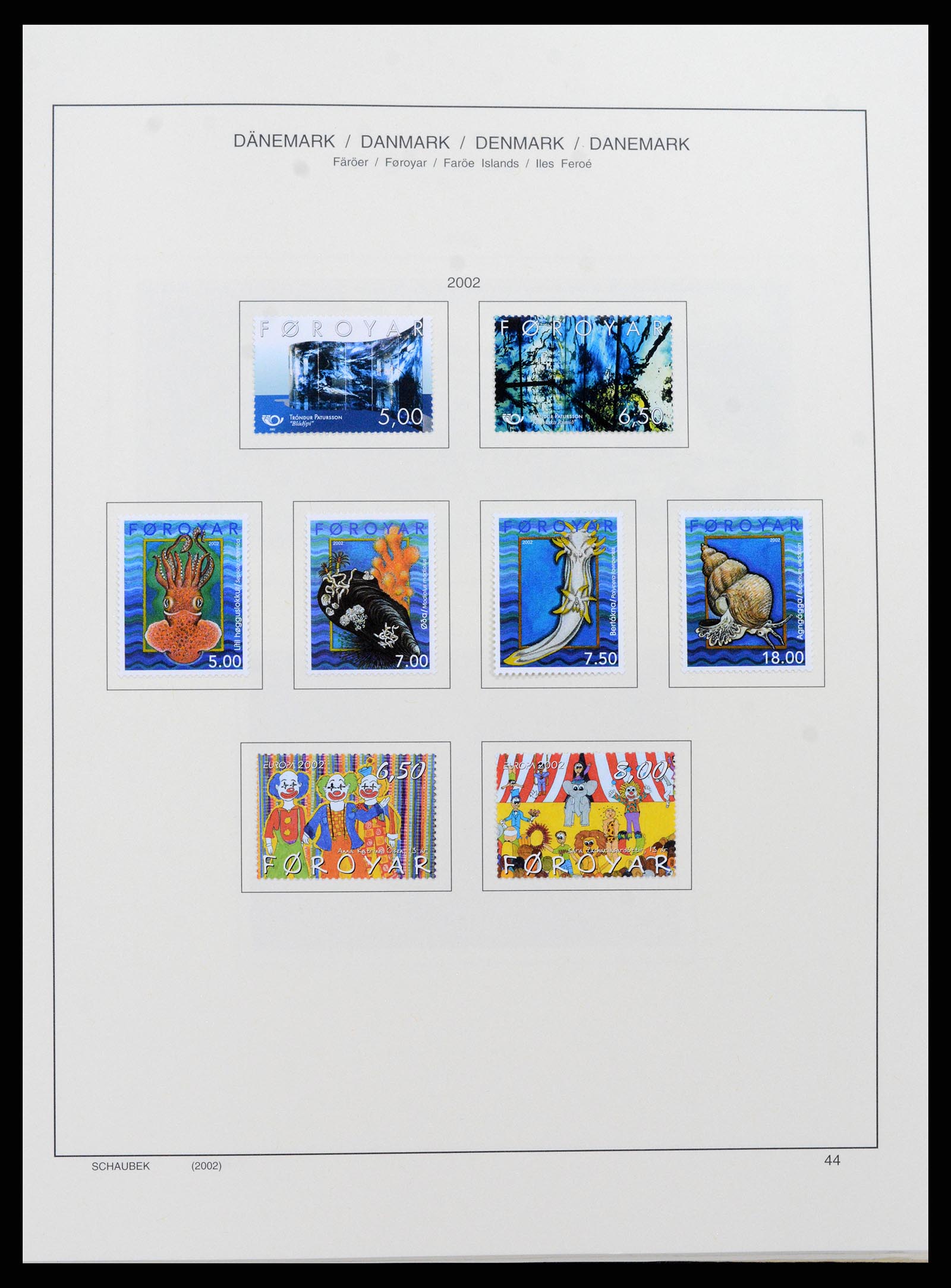 37559 056 - Postzegelverzameling 37559 Faeroer 1919-2018.