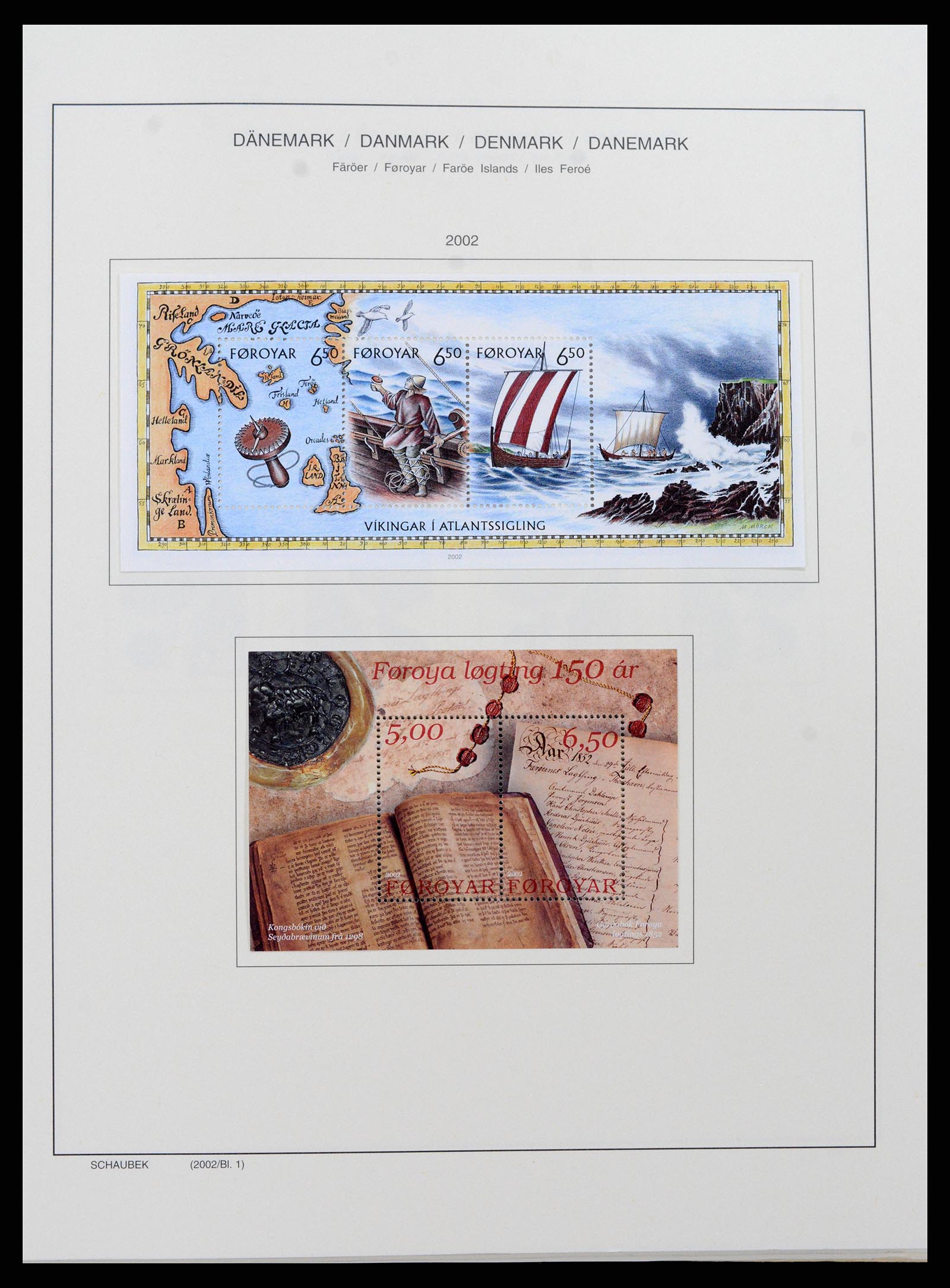 37559 057 - Postzegelverzameling 37559 Faeroer 1919-2018.