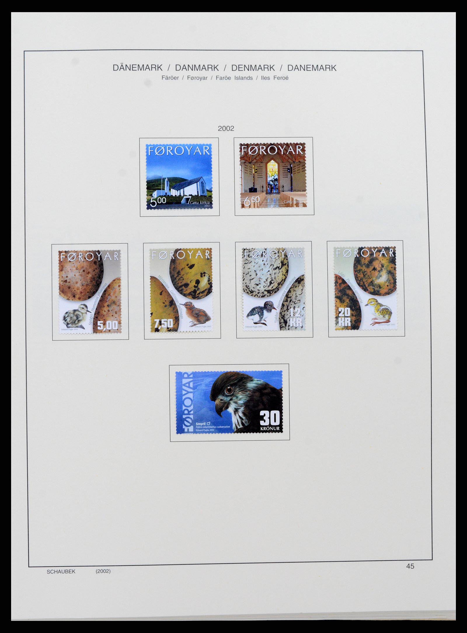 37559 058 - Postzegelverzameling 37559 Faeroer 1919-2018.