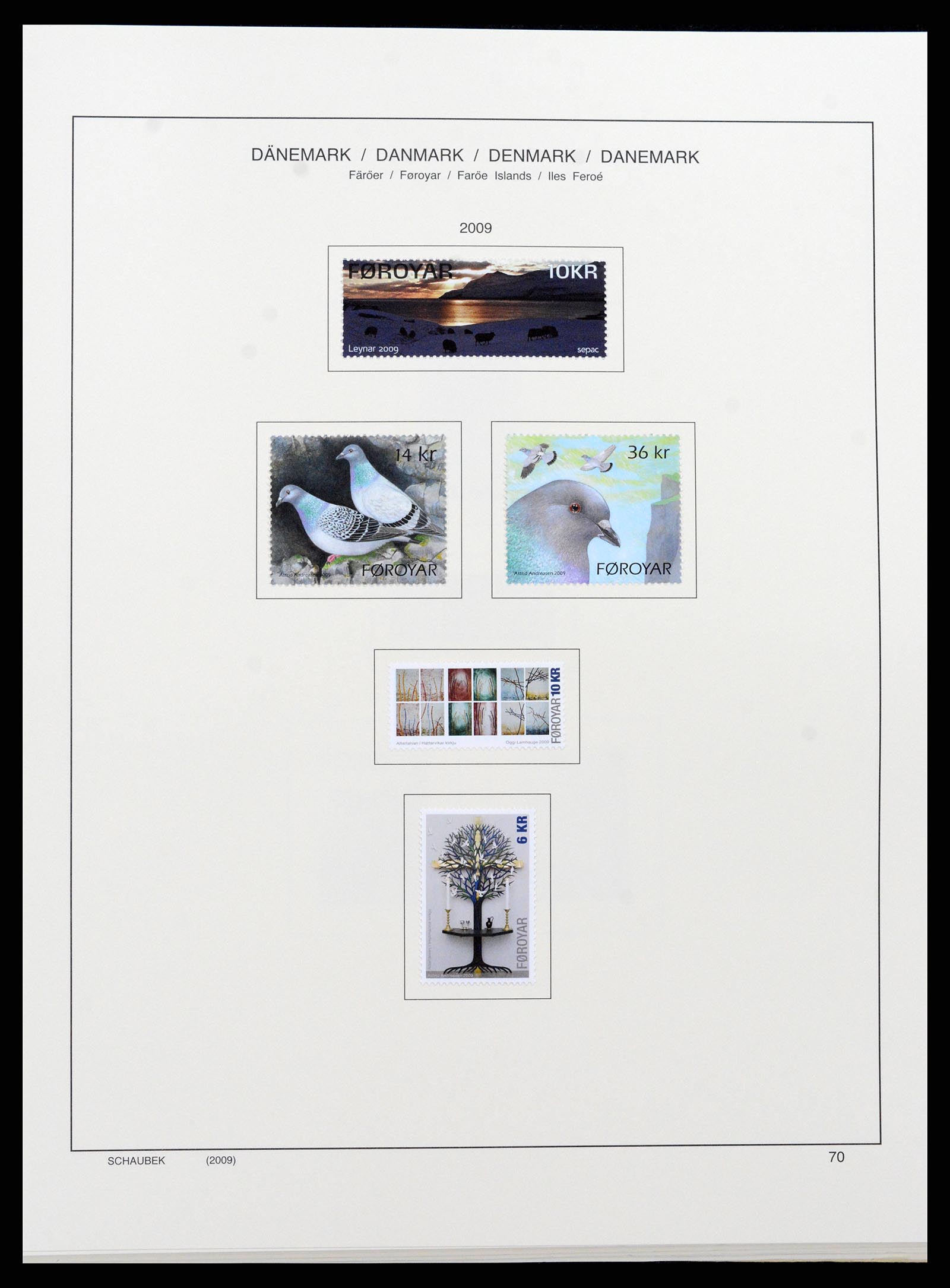 37559 092 - Stamp collection 37559 Faroe Islands 1919-2018.