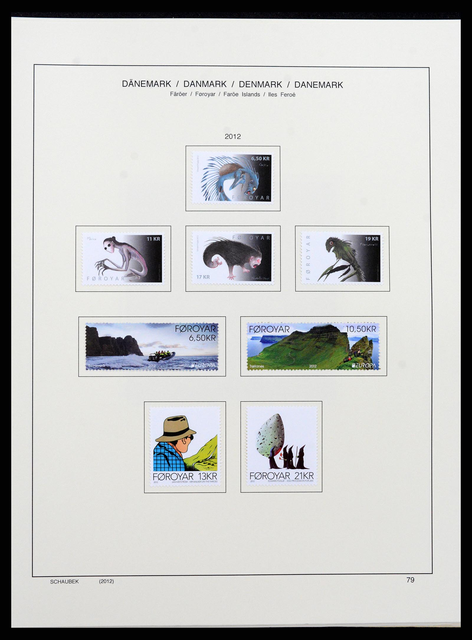 37559 104 - Stamp collection 37559 Faroe Islands 1919-2018.