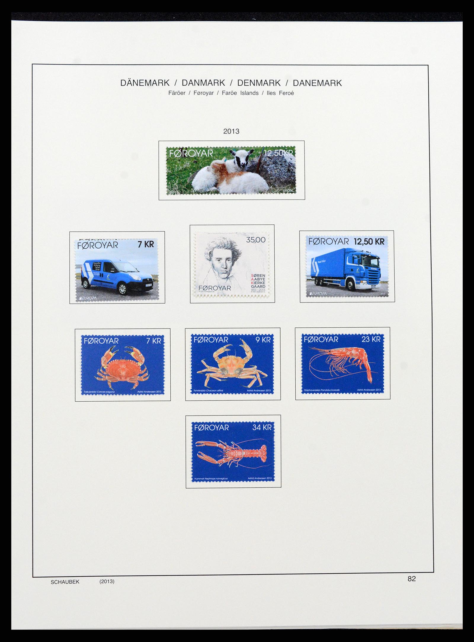 37559 108 - Stamp collection 37559 Faroe Islands 1919-2018.