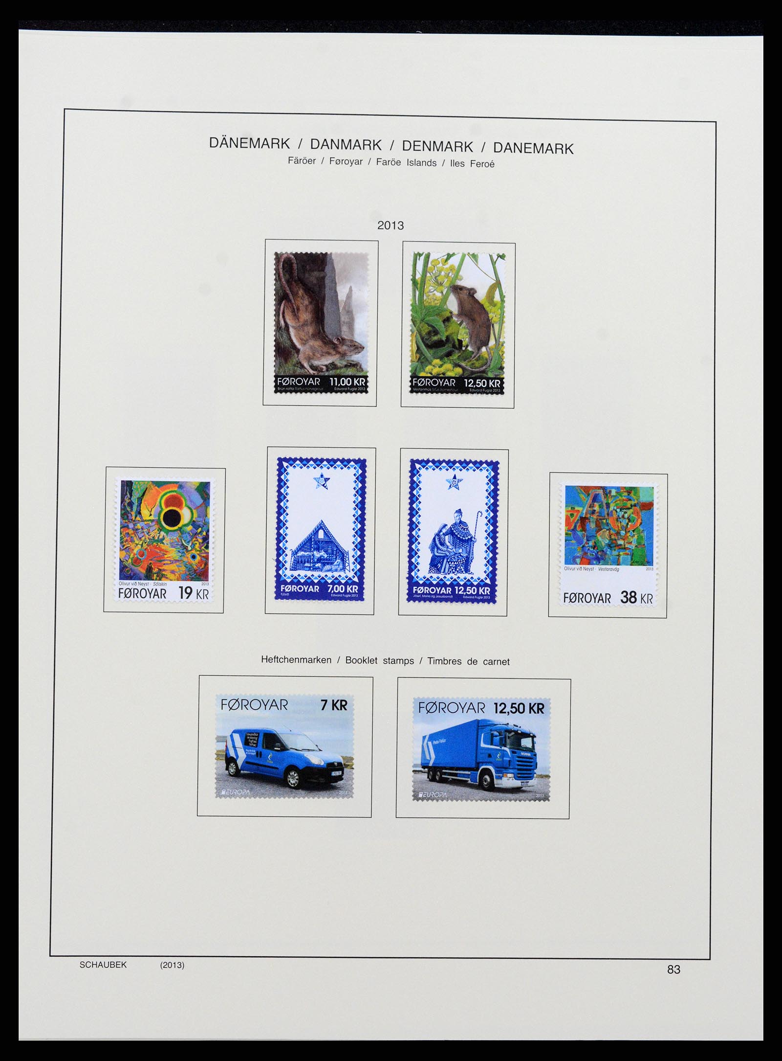 37559 110 - Stamp collection 37559 Faroe Islands 1919-2018.