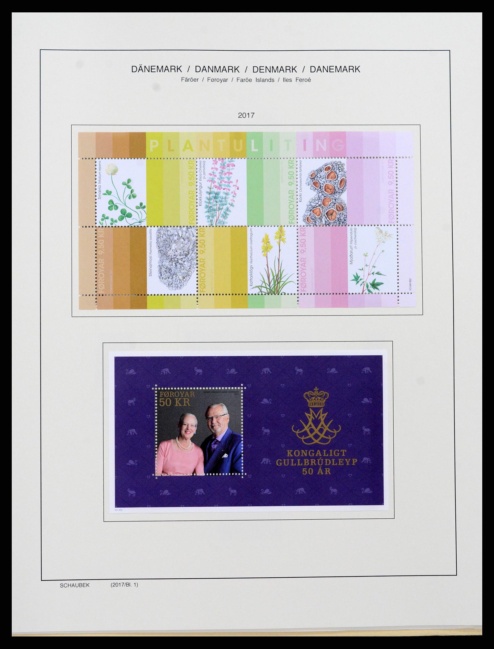 37559 127 - Postzegelverzameling 37559 Faeroer 1919-2018.