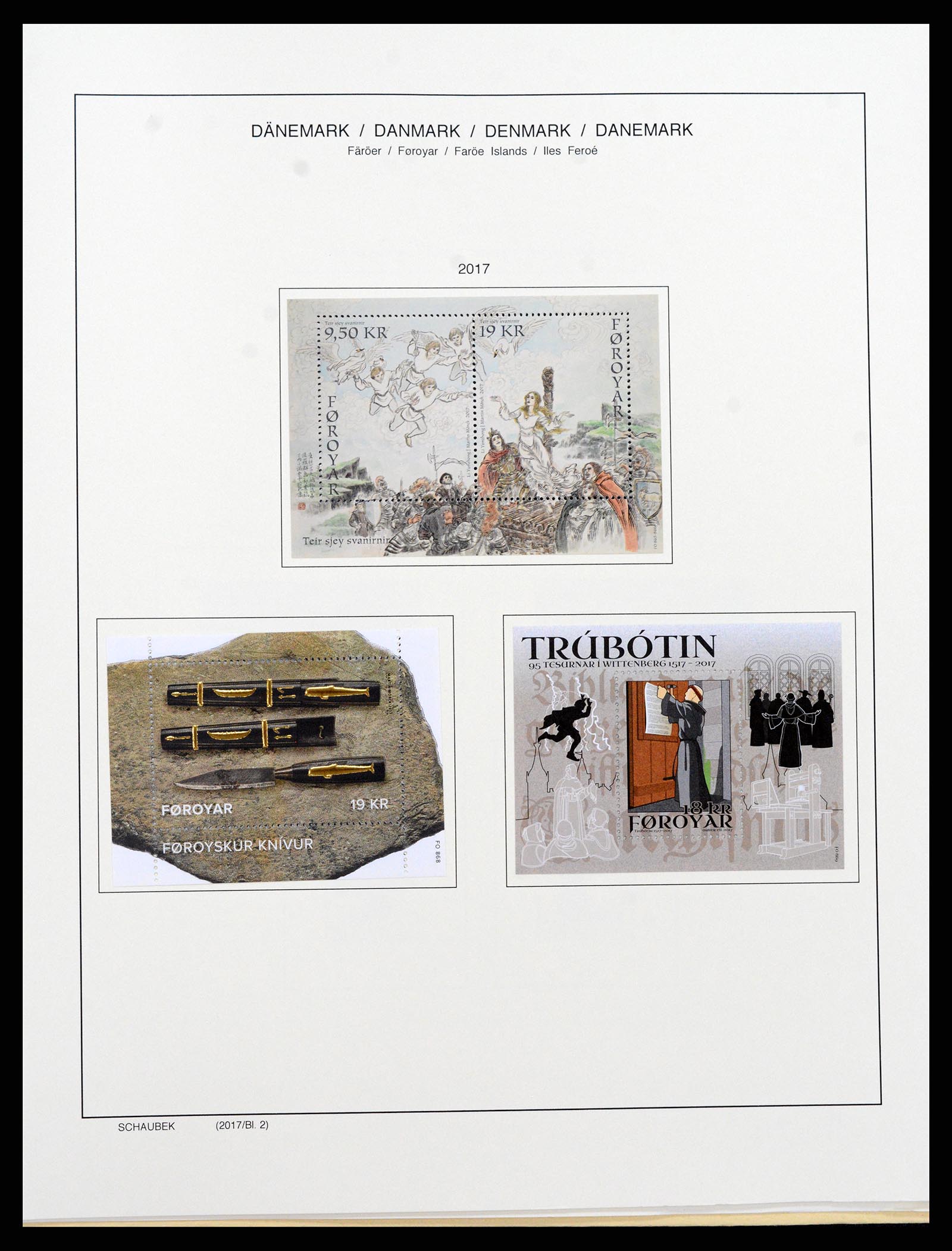 37559 129 - Postzegelverzameling 37559 Faeroer 1919-2018.