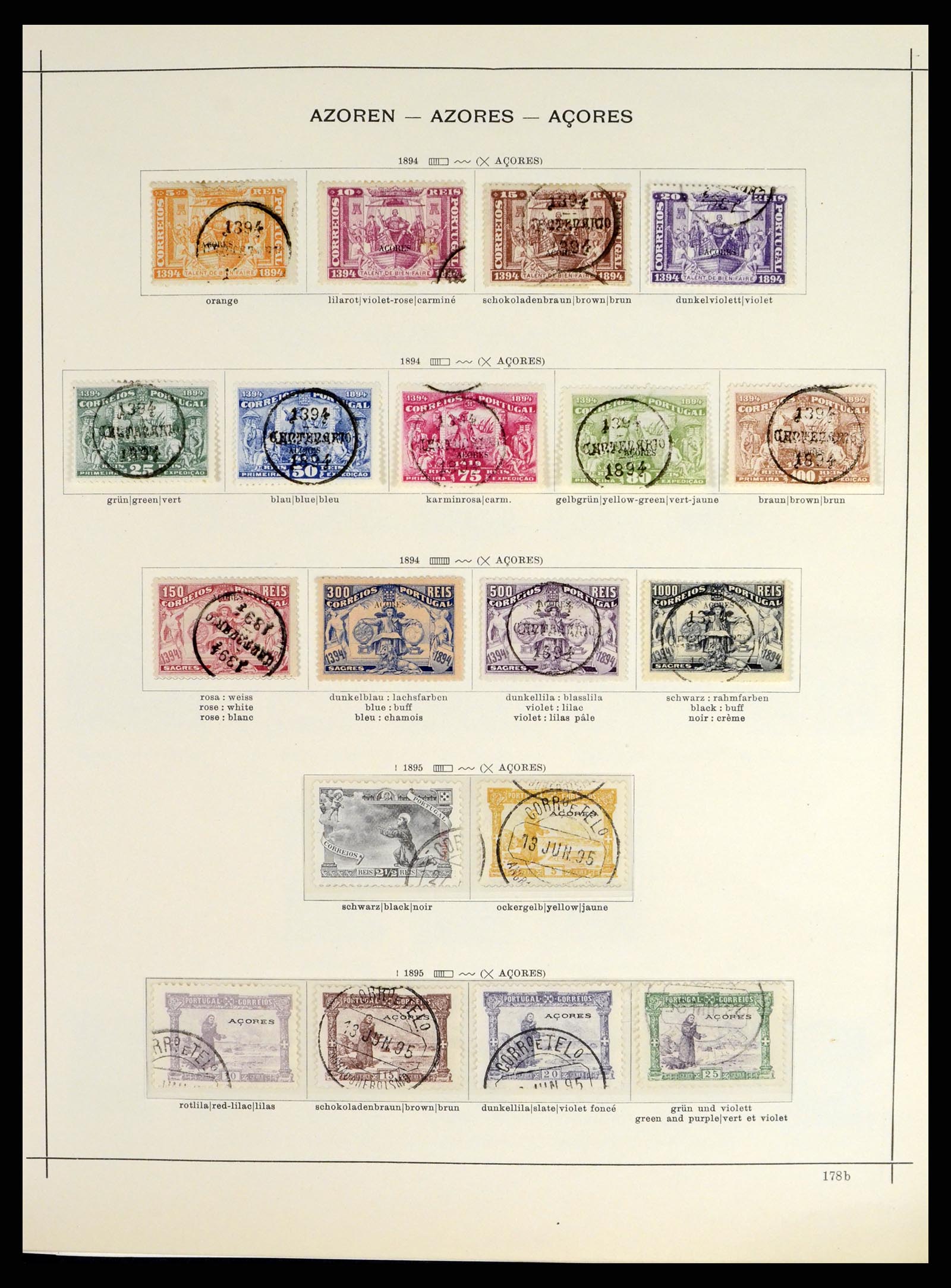 37565 006 - Postzegelverzameling 37565 Azoren en Madeira 1868-2010.