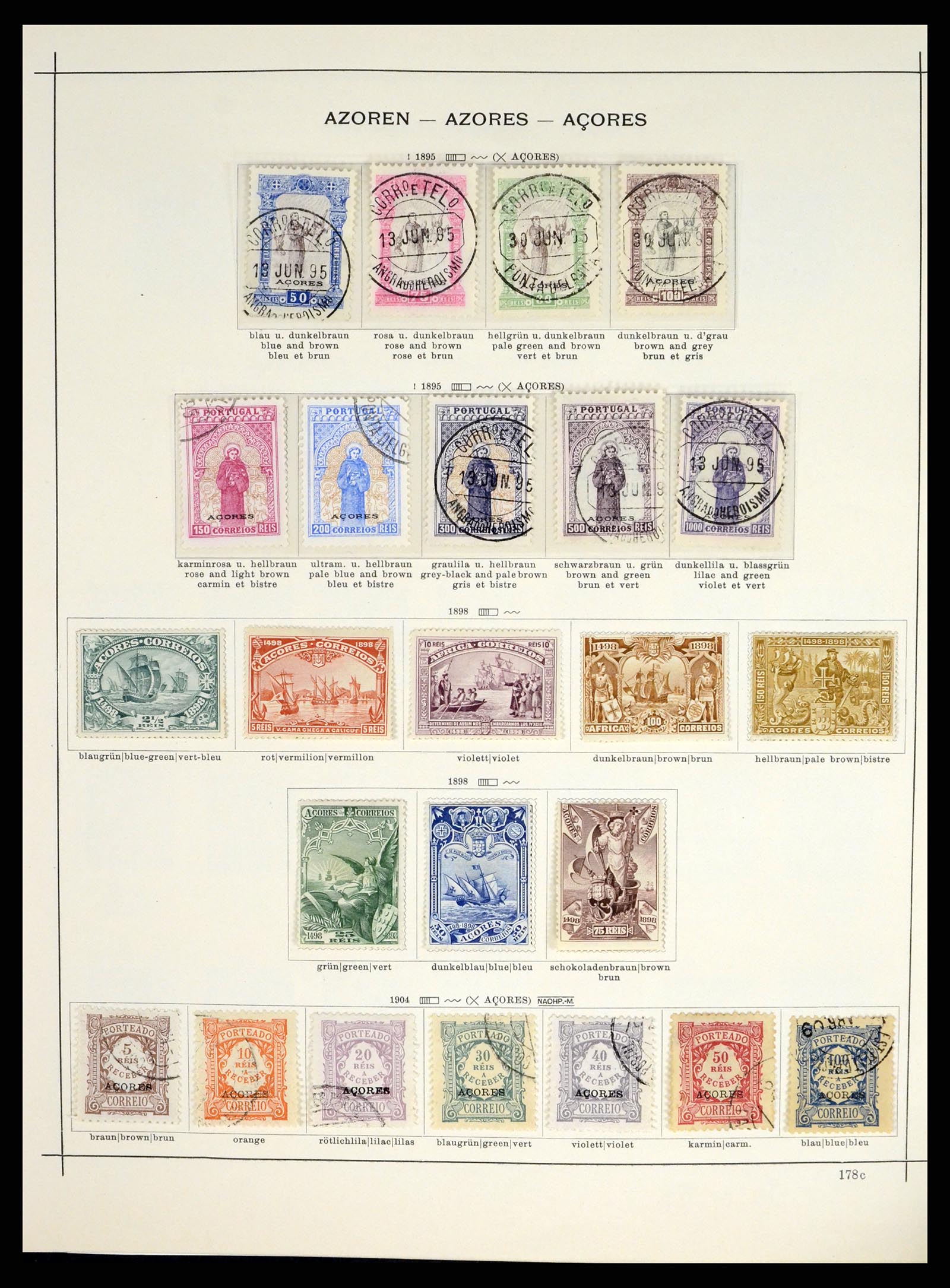 37565 007 - Postzegelverzameling 37565 Azoren en Madeira 1868-2010.