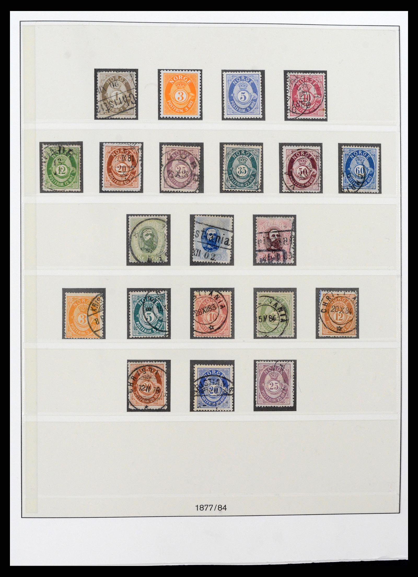 37567 002 - Postzegelverzameling 37567 Noorwegen 1855-2020!