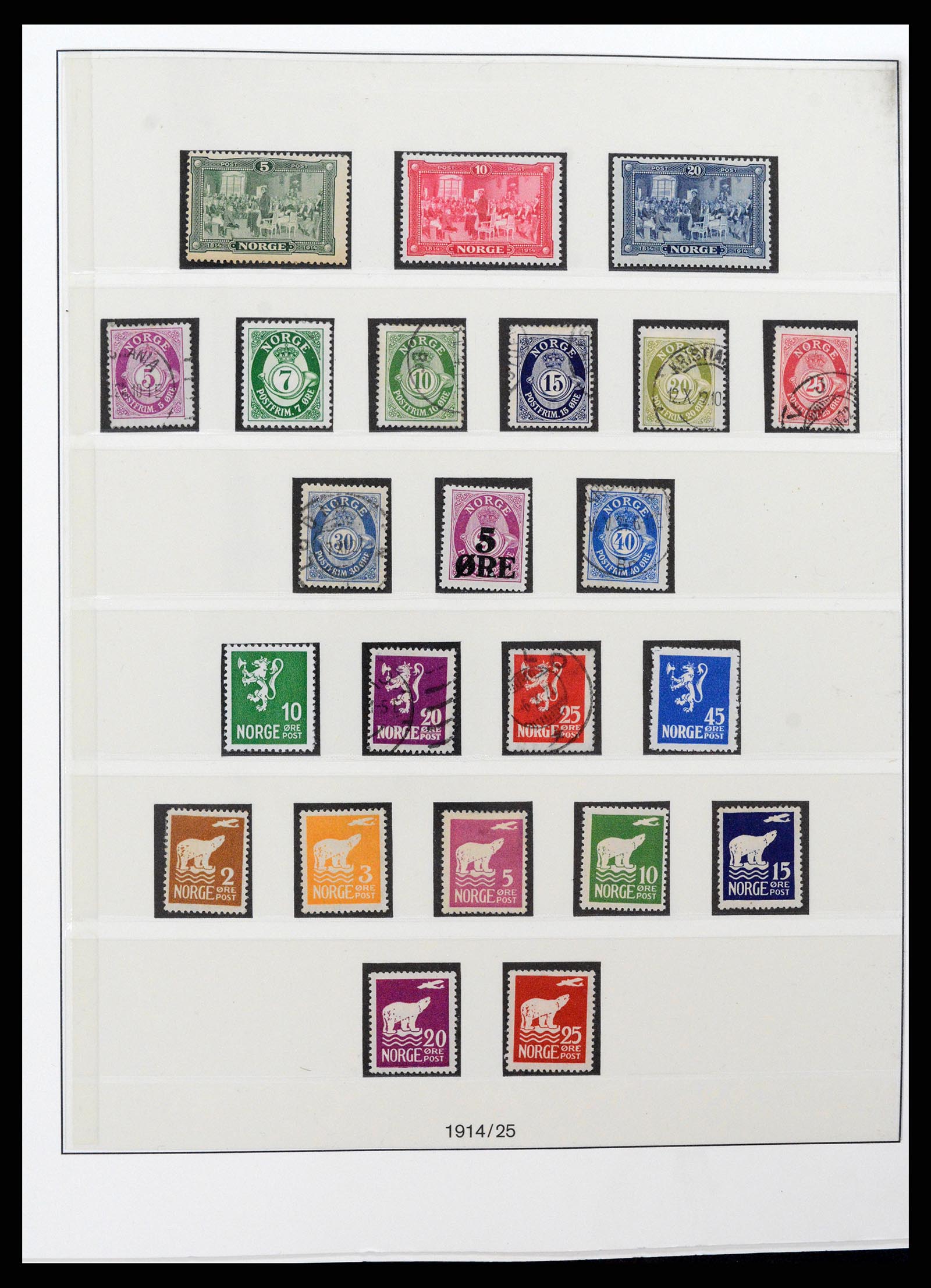 37567 006 - Postzegelverzameling 37567 Noorwegen 1855-2020!