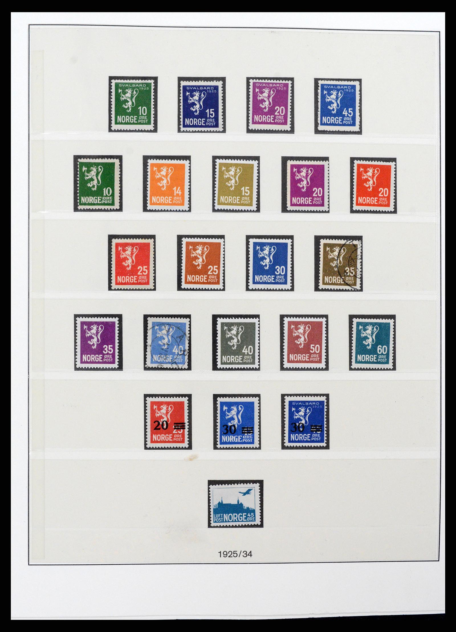 37567 007 - Postzegelverzameling 37567 Noorwegen 1855-2020!
