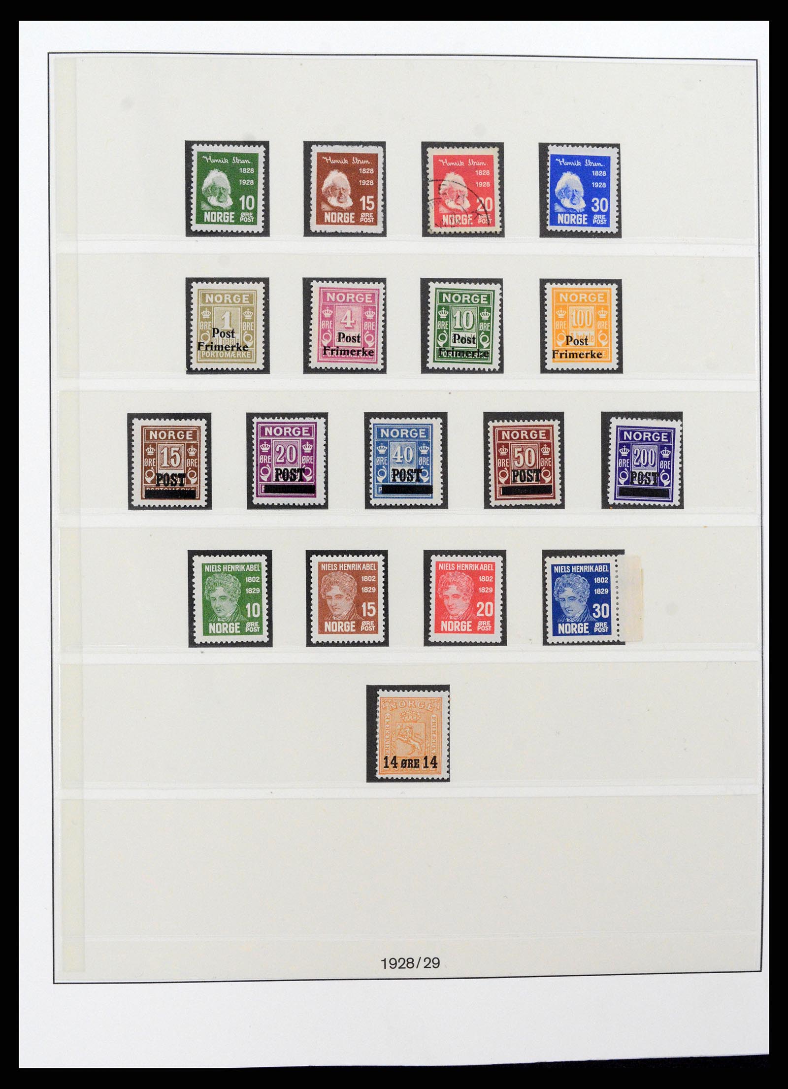 37567 008 - Postzegelverzameling 37567 Noorwegen 1855-2020!
