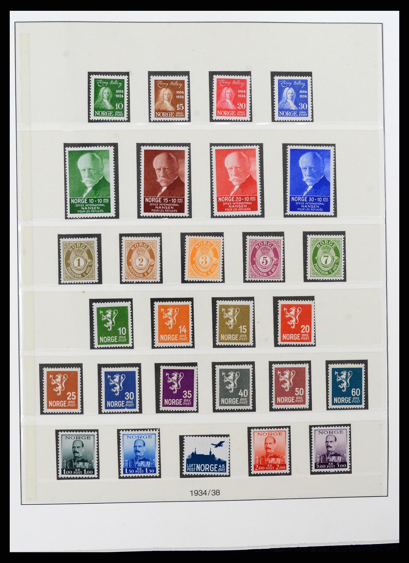 37567 010 - Postzegelverzameling 37567 Noorwegen 1855-2020!