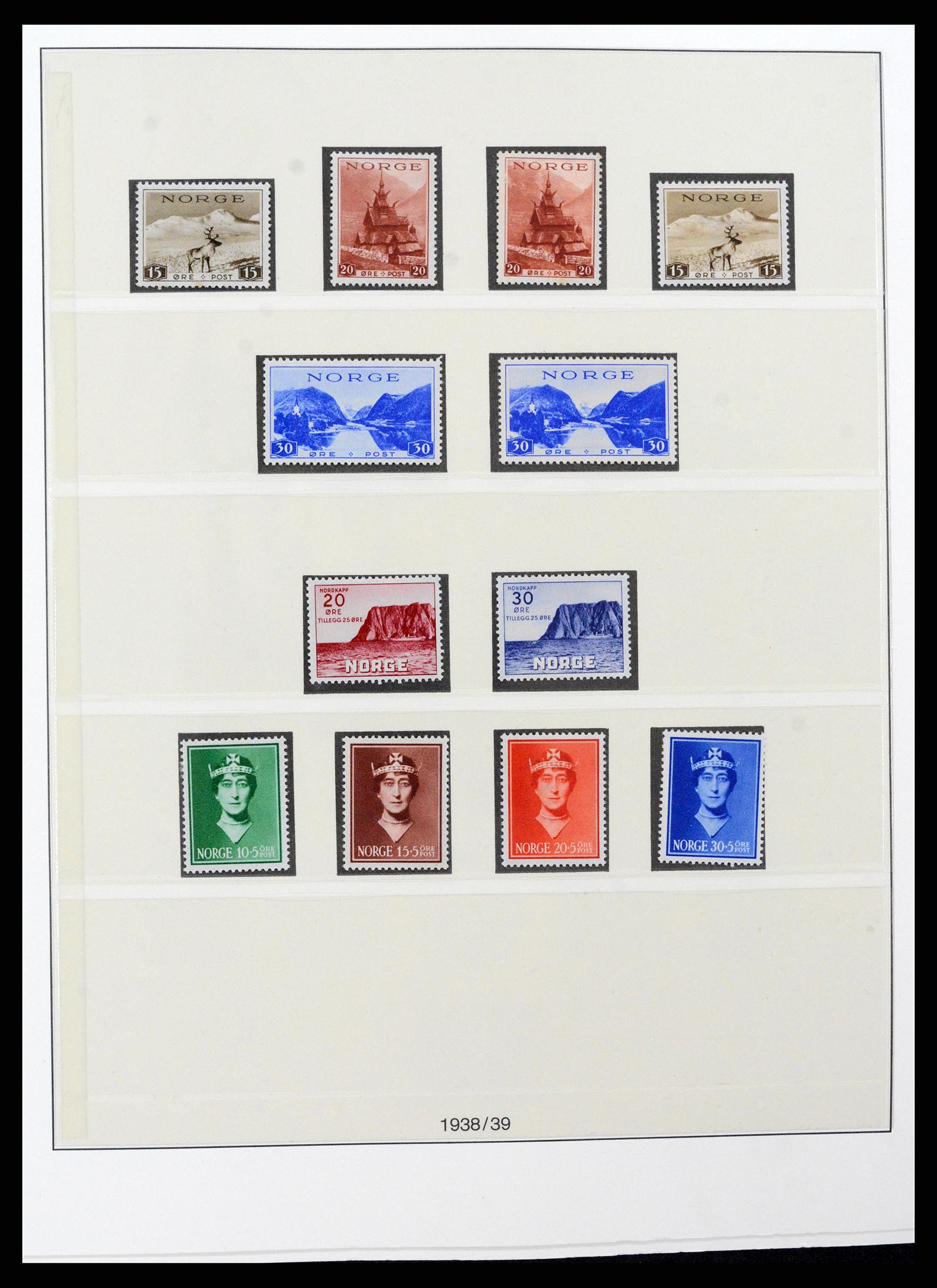 37567 011 - Postzegelverzameling 37567 Noorwegen 1855-2020!