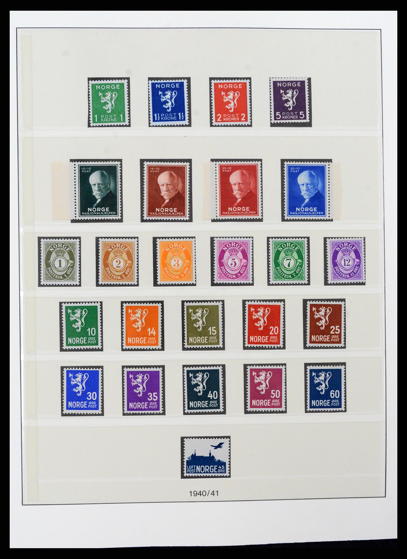 37567 012 - Postzegelverzameling 37567 Noorwegen 1855-2020!