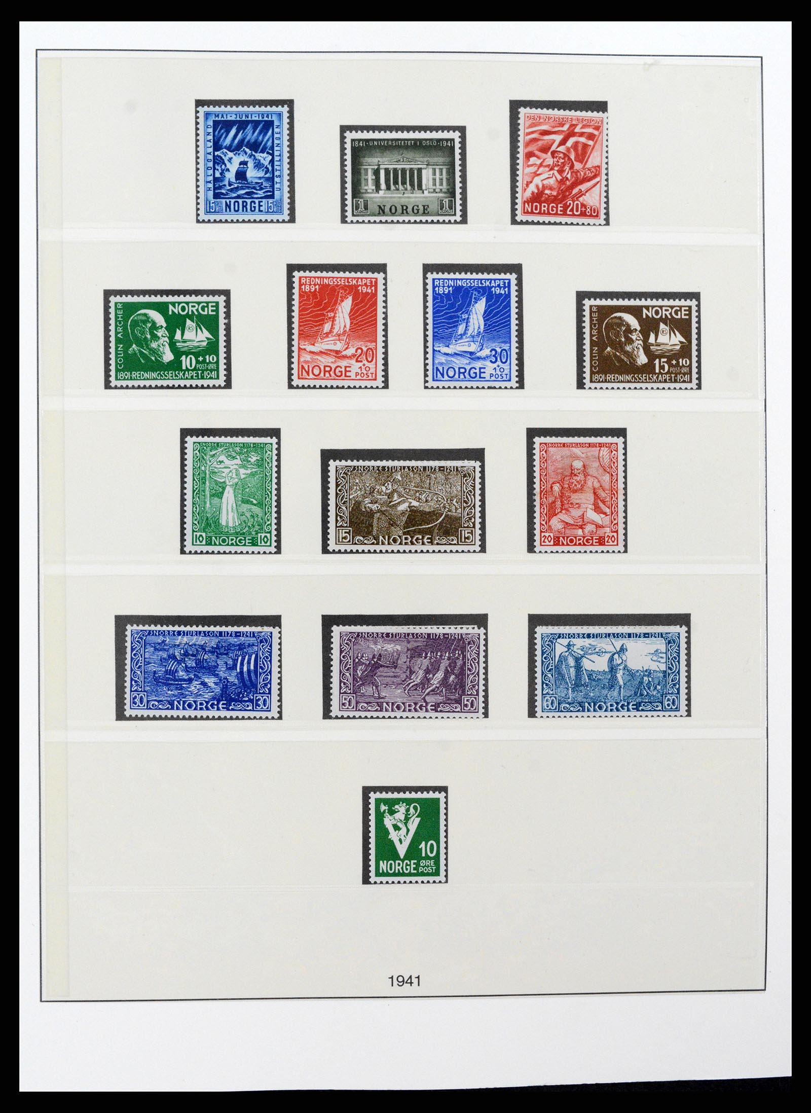 37567 013 - Postzegelverzameling 37567 Noorwegen 1855-2020!