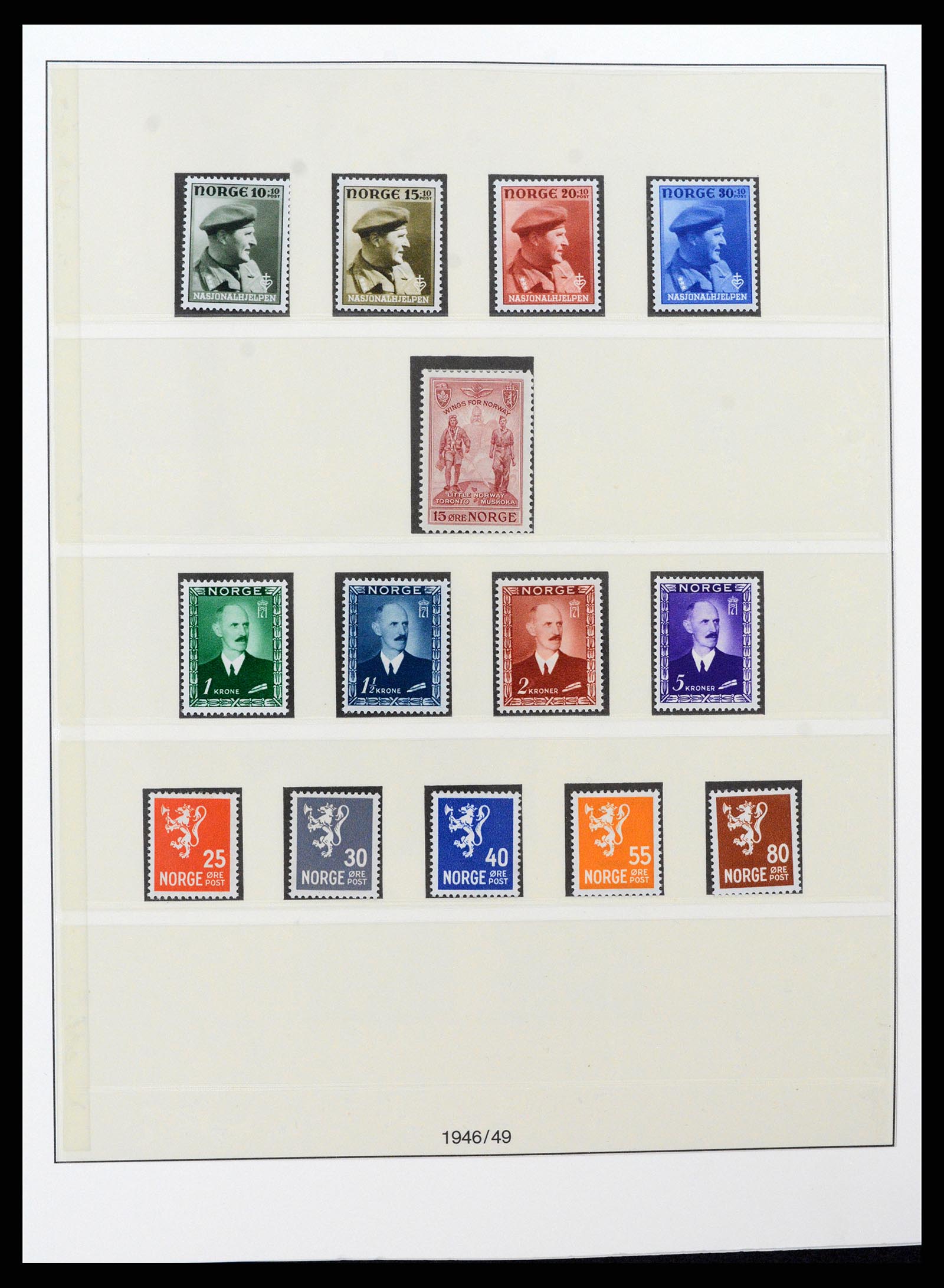 37567 018 - Postzegelverzameling 37567 Noorwegen 1855-2020!
