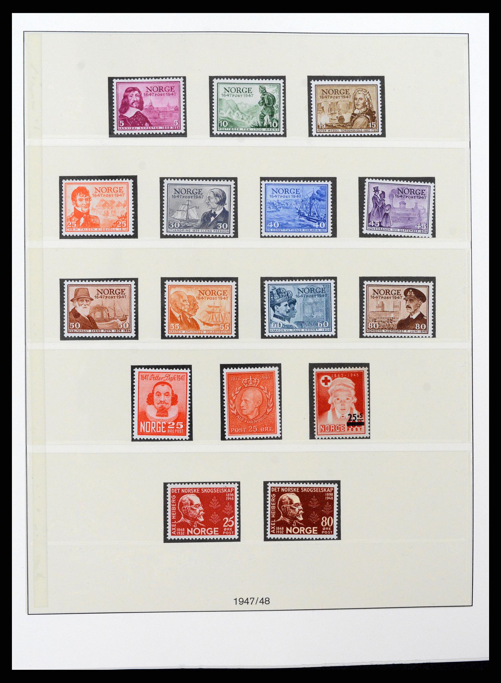 37567 019 - Postzegelverzameling 37567 Noorwegen 1855-2020!