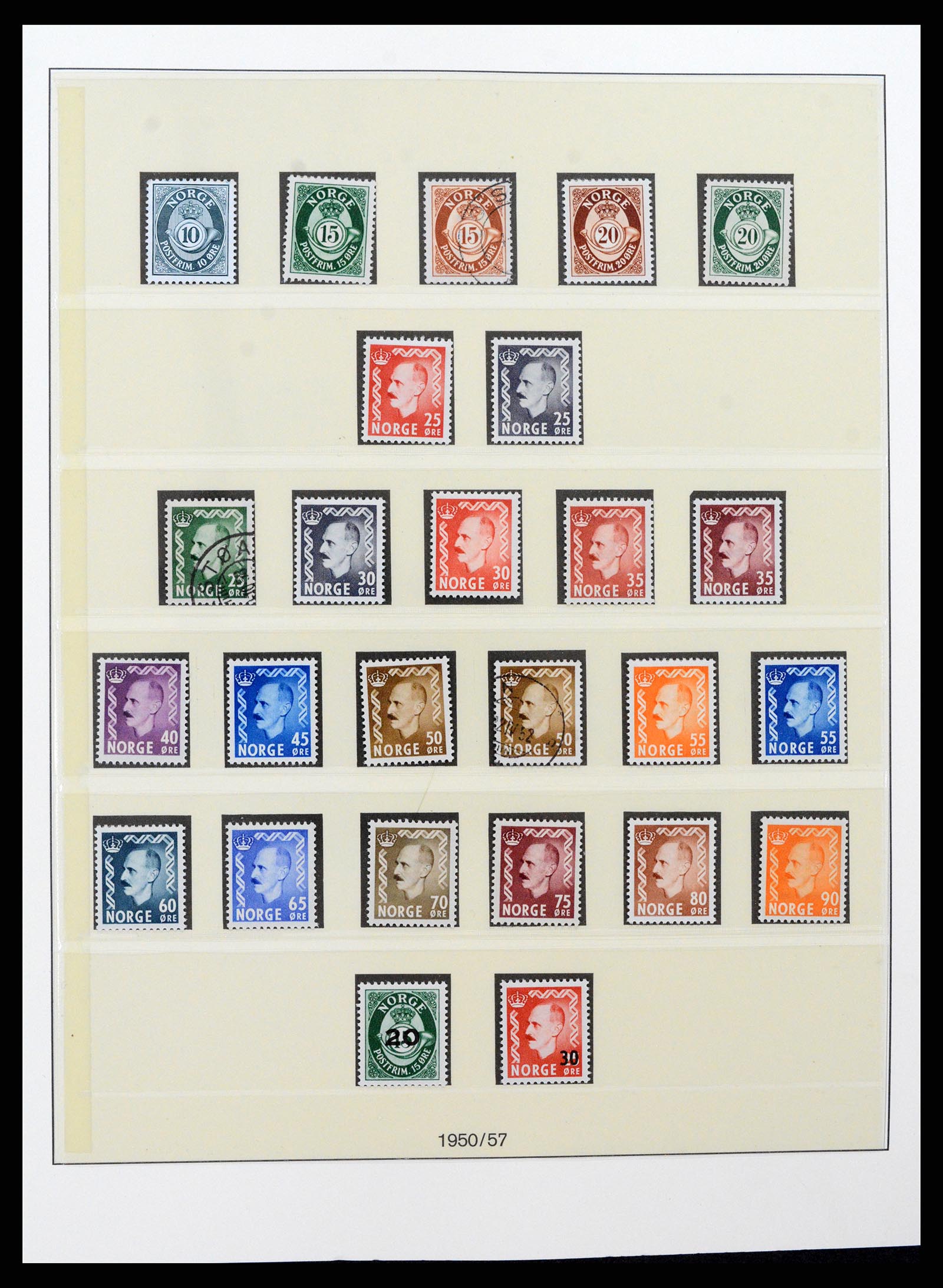 37567 021 - Postzegelverzameling 37567 Noorwegen 1855-2020!