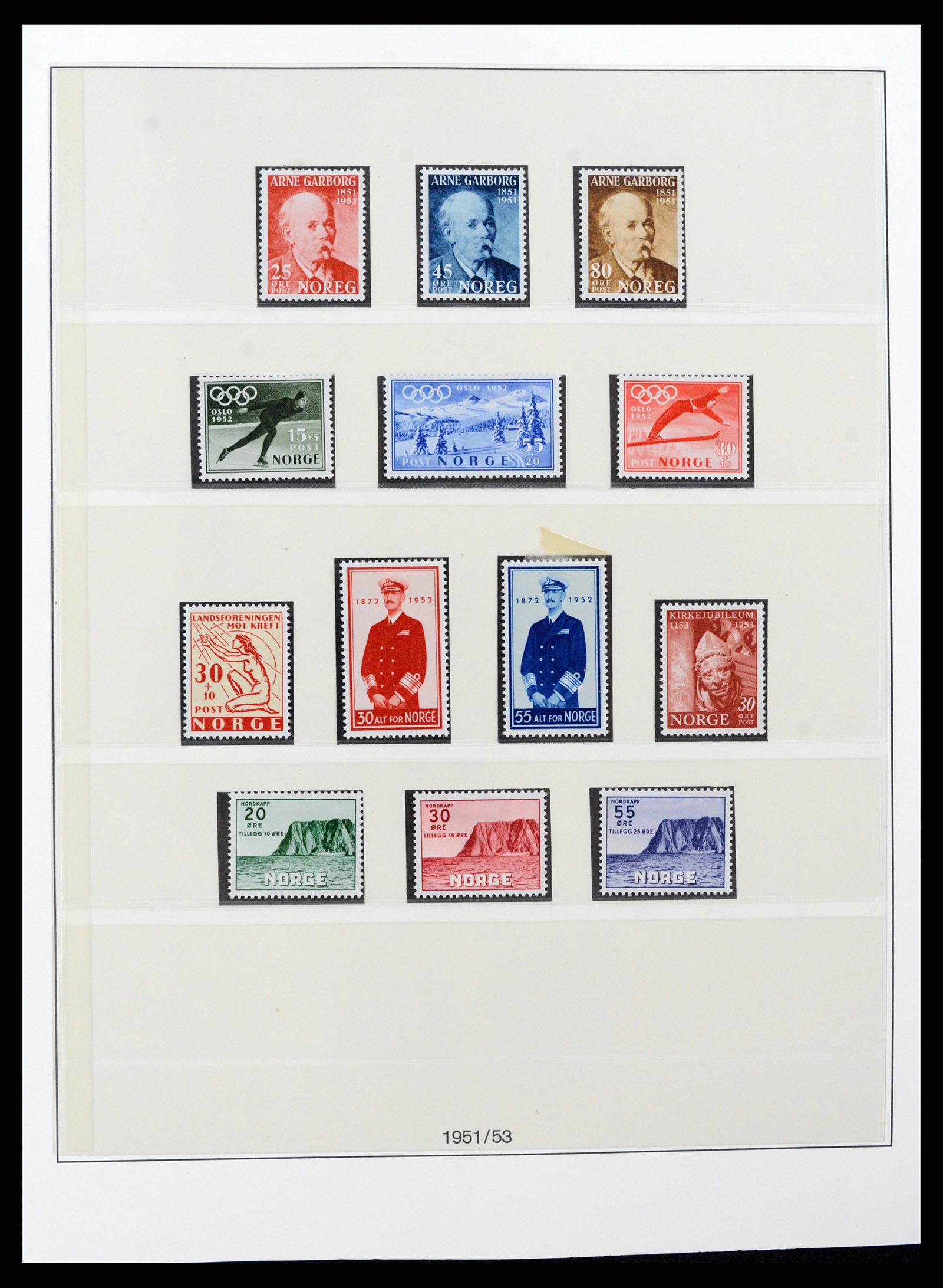 37567 022 - Postzegelverzameling 37567 Noorwegen 1855-2020!