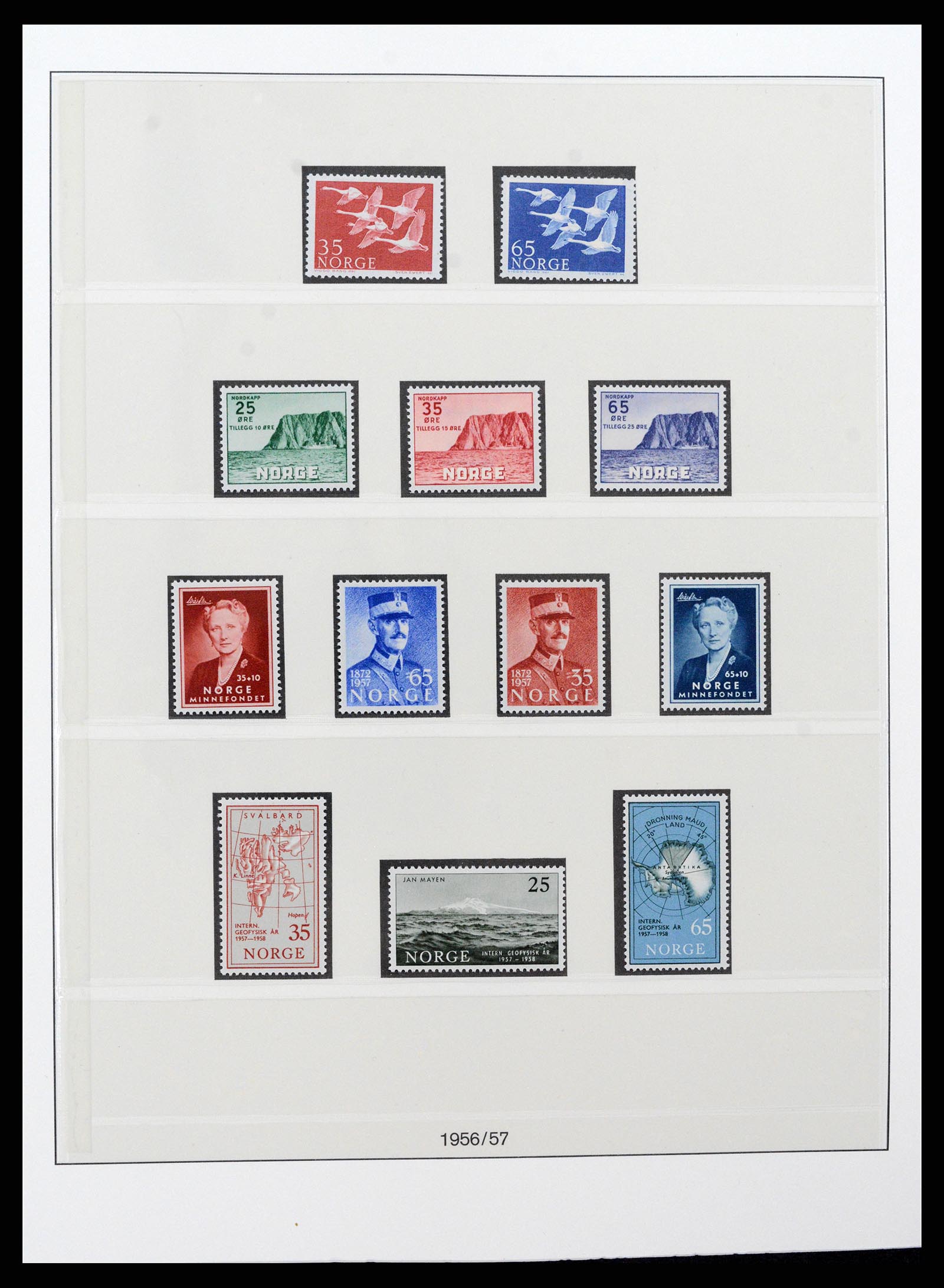37567 024 - Postzegelverzameling 37567 Noorwegen 1855-2020!
