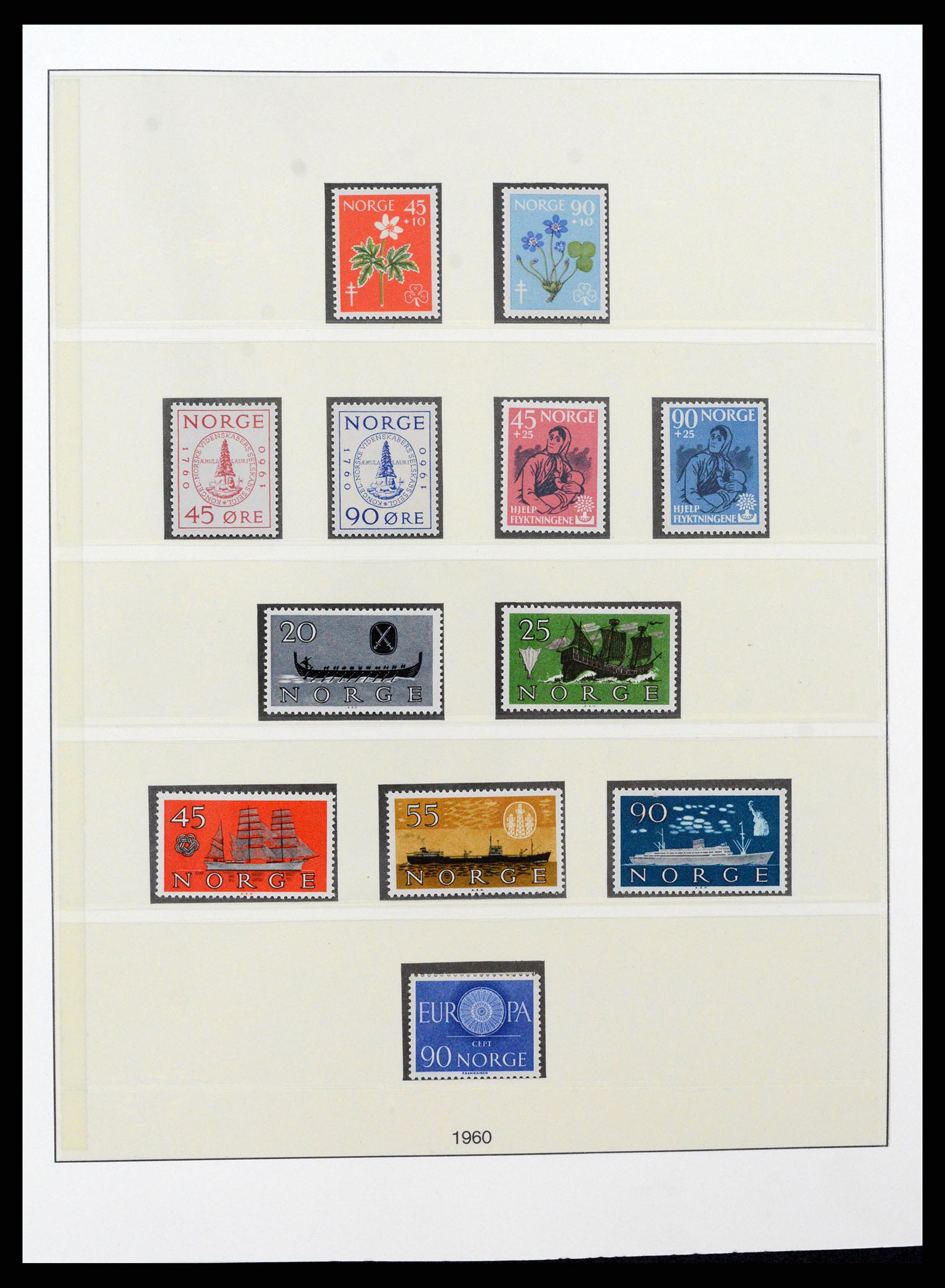 37567 026 - Postzegelverzameling 37567 Noorwegen 1855-2020!