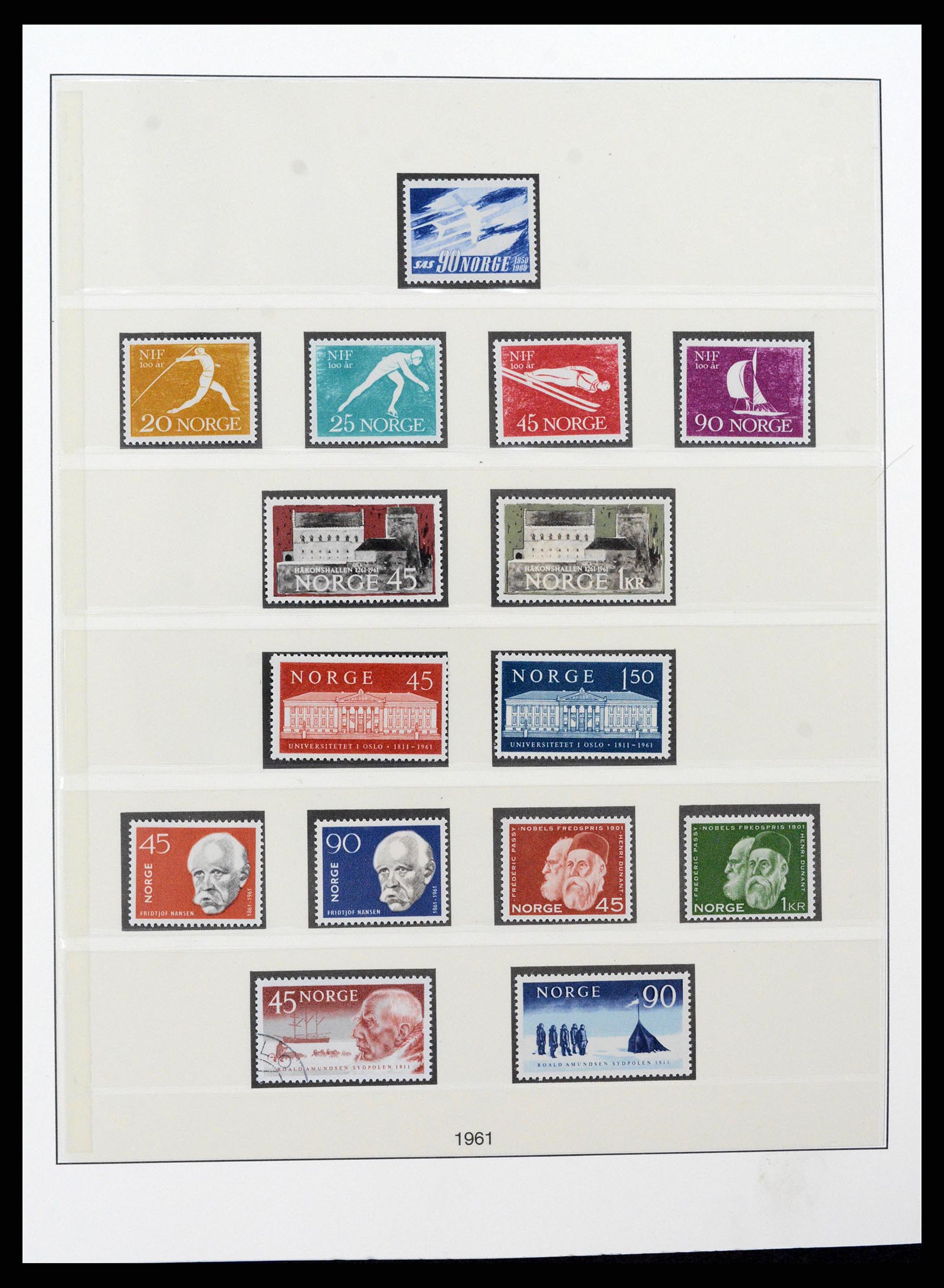 37567 027 - Postzegelverzameling 37567 Noorwegen 1855-2020!