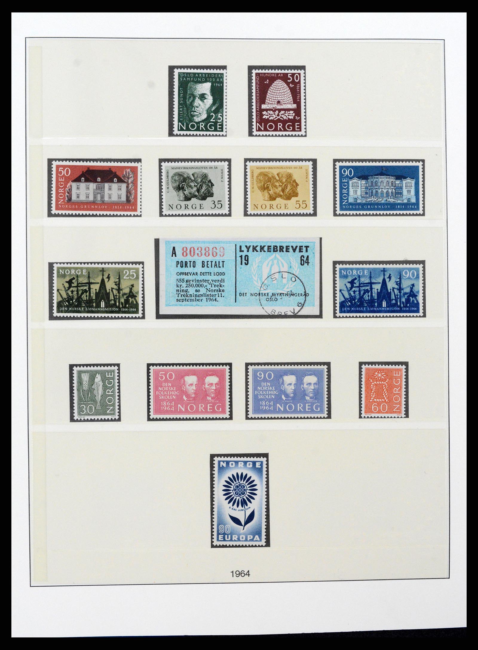 37567 031 - Postzegelverzameling 37567 Noorwegen 1855-2020!