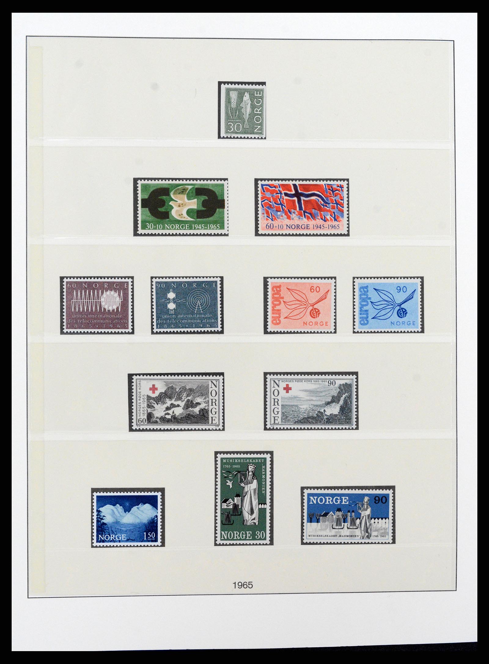 37567 032 - Postzegelverzameling 37567 Noorwegen 1855-2020!