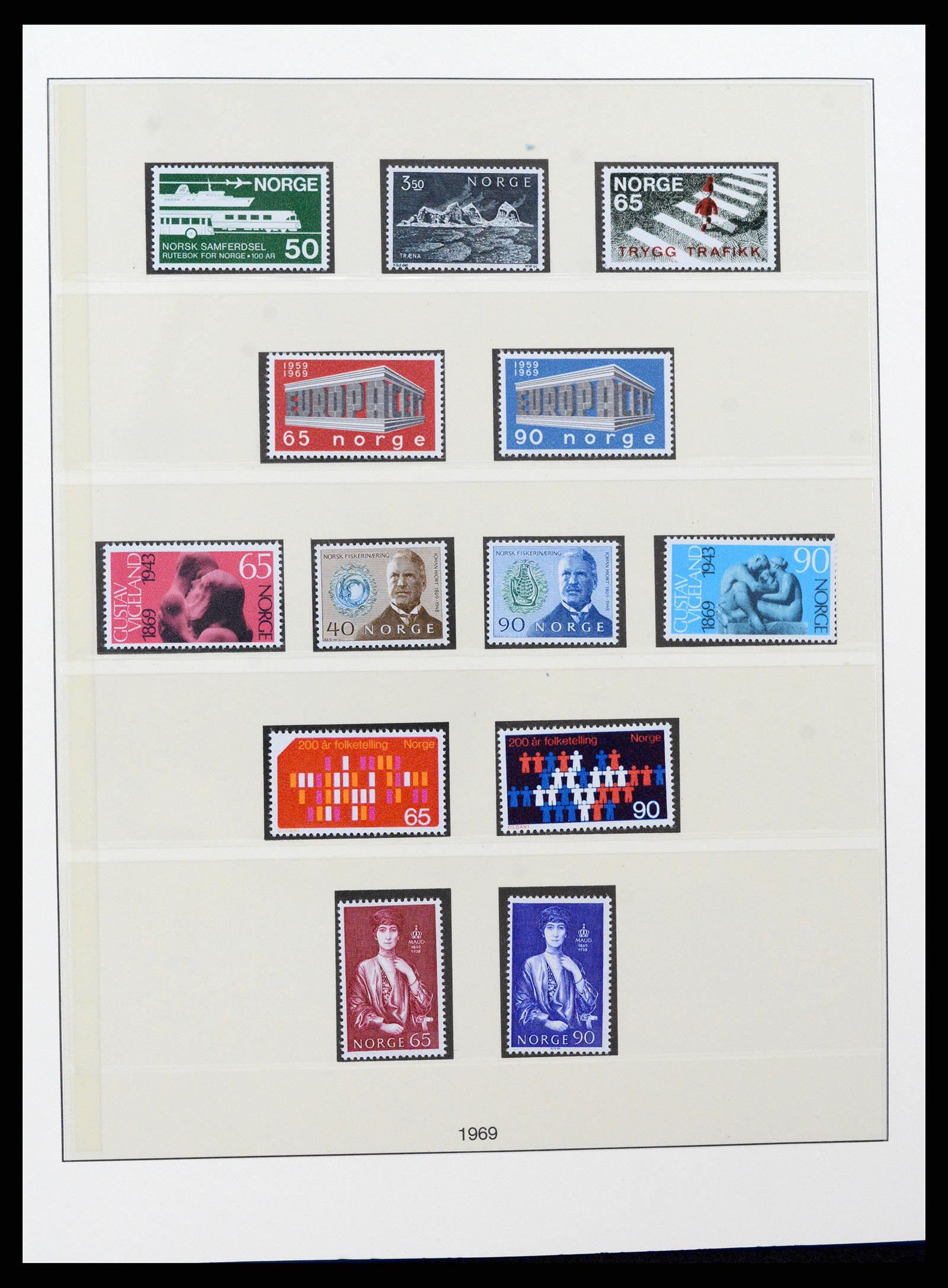 37567 037 - Postzegelverzameling 37567 Noorwegen 1855-2020!