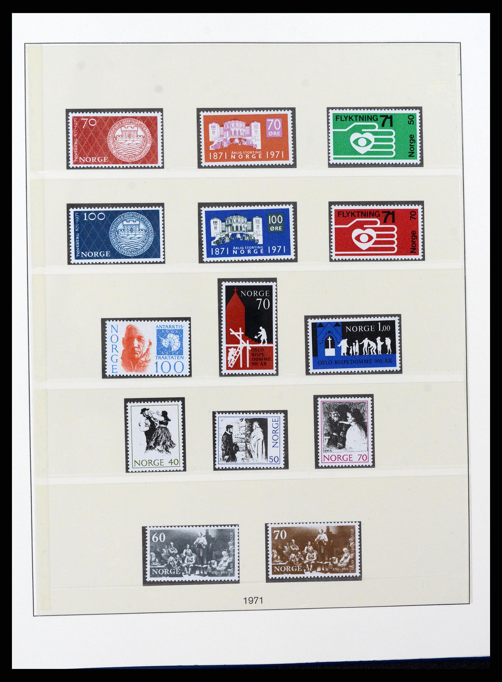 37567 040 - Postzegelverzameling 37567 Noorwegen 1855-2020!