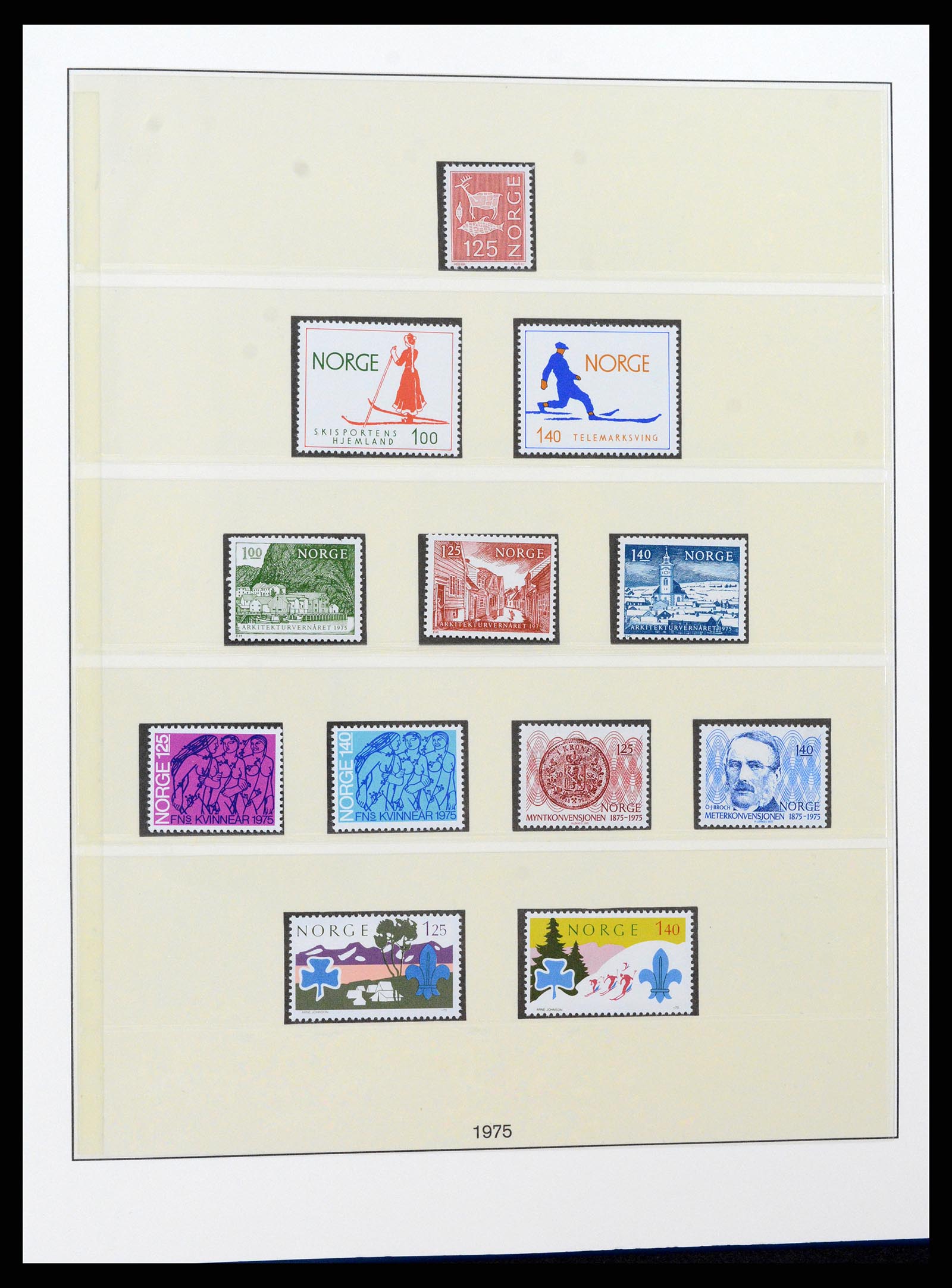 37567 047 - Postzegelverzameling 37567 Noorwegen 1855-2020!