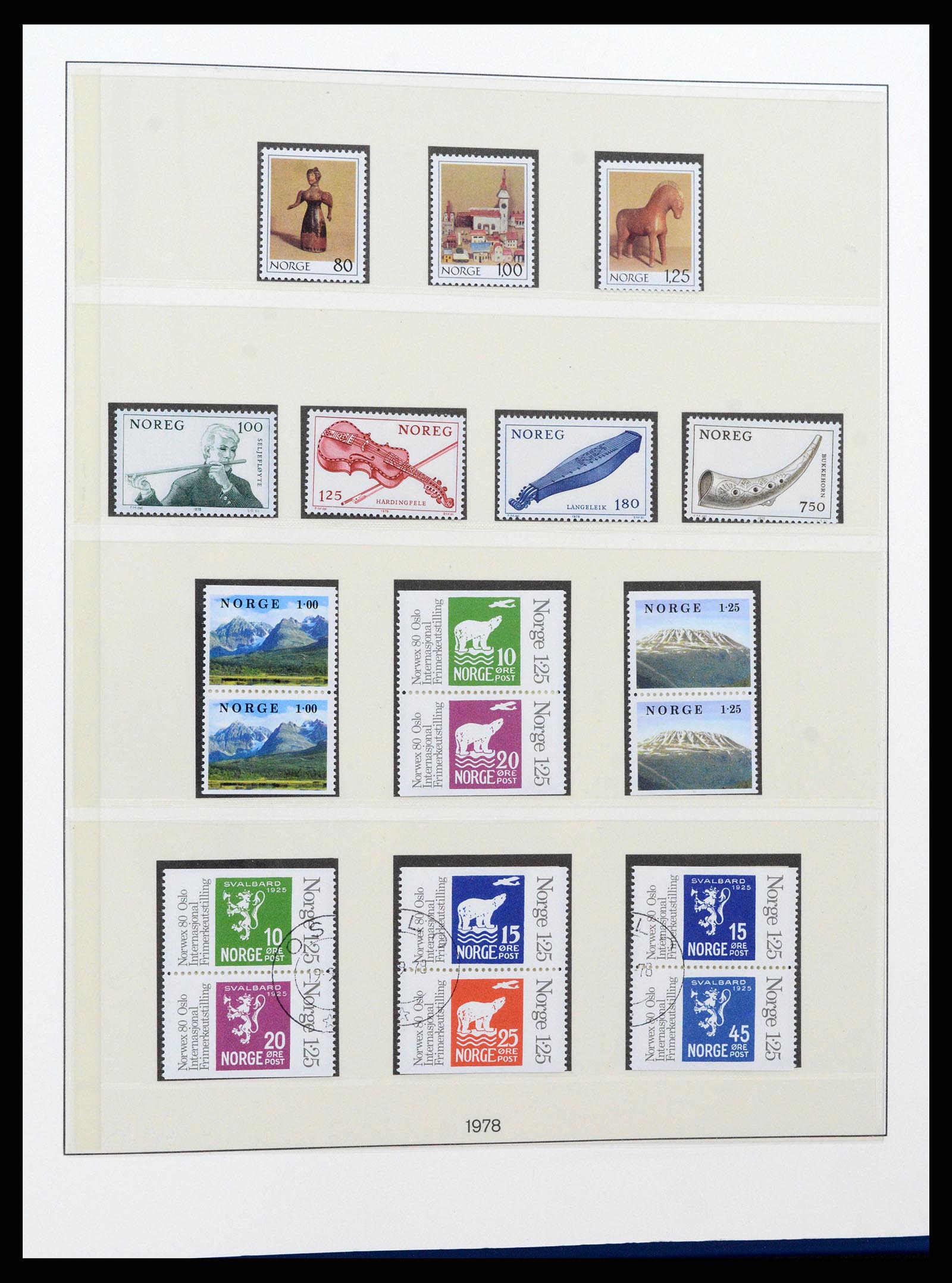 37567 054 - Postzegelverzameling 37567 Noorwegen 1855-2020!