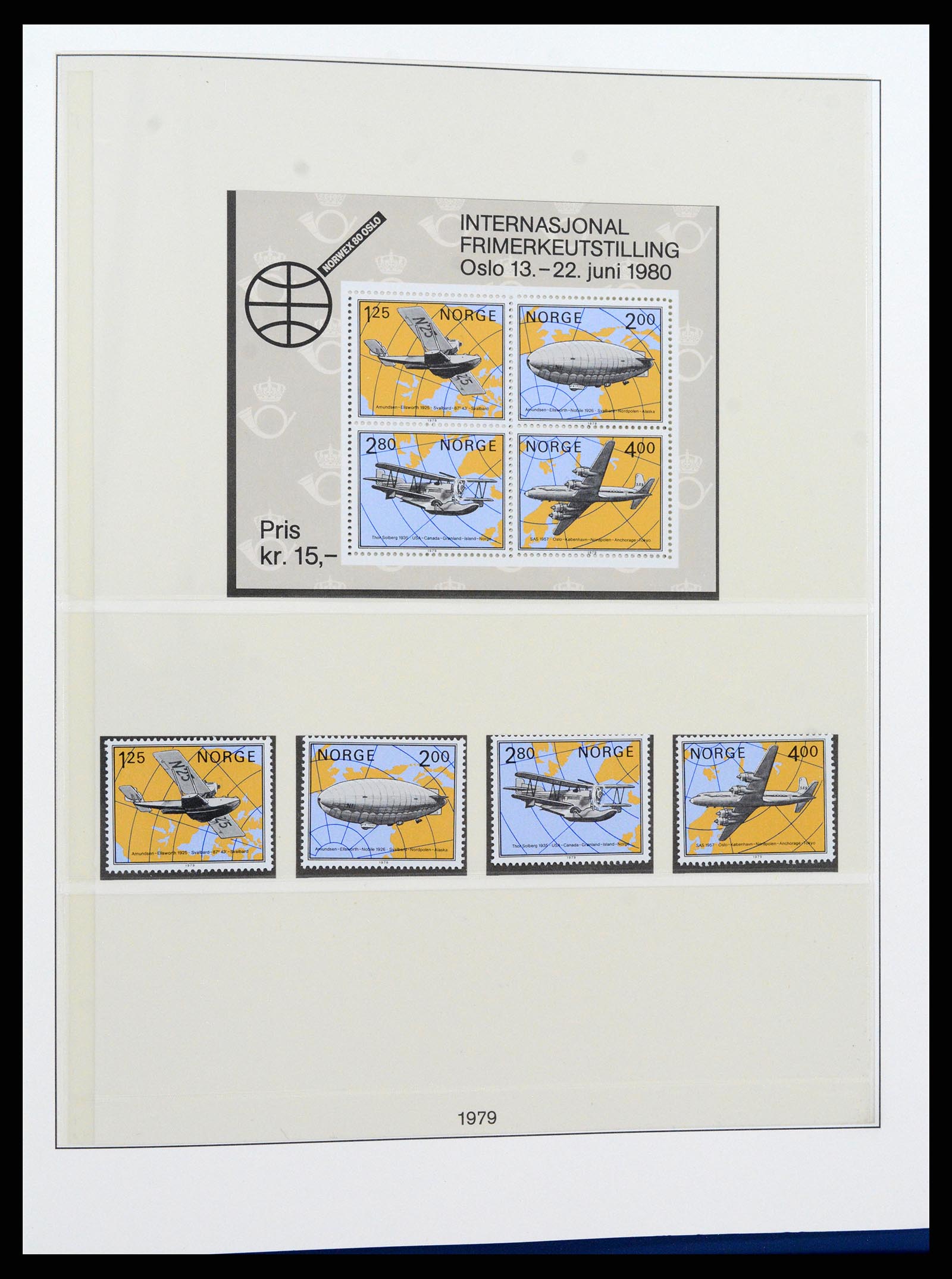 37567 056 - Postzegelverzameling 37567 Noorwegen 1855-2020!