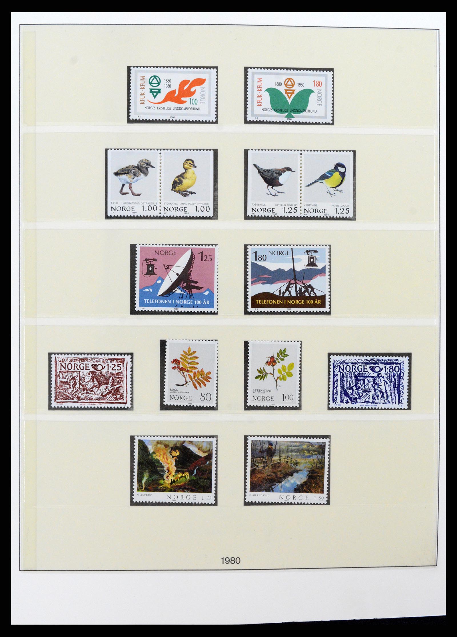 37567 057 - Postzegelverzameling 37567 Noorwegen 1855-2020!
