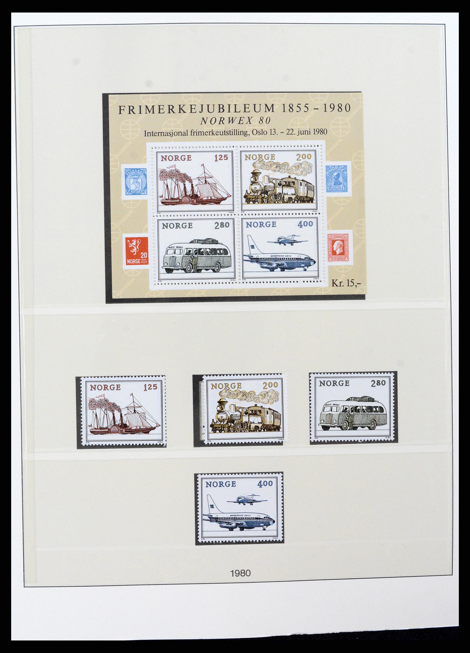 37567 058 - Postzegelverzameling 37567 Noorwegen 1855-2020!