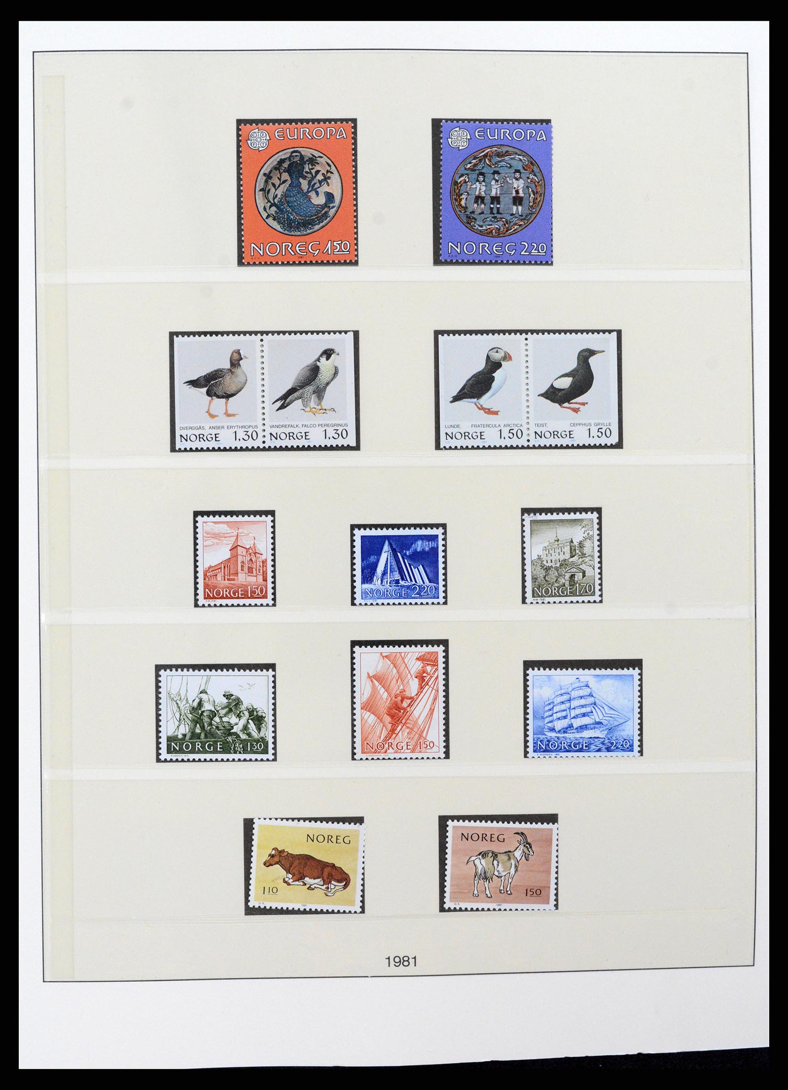 37567 060 - Postzegelverzameling 37567 Noorwegen 1855-2020!