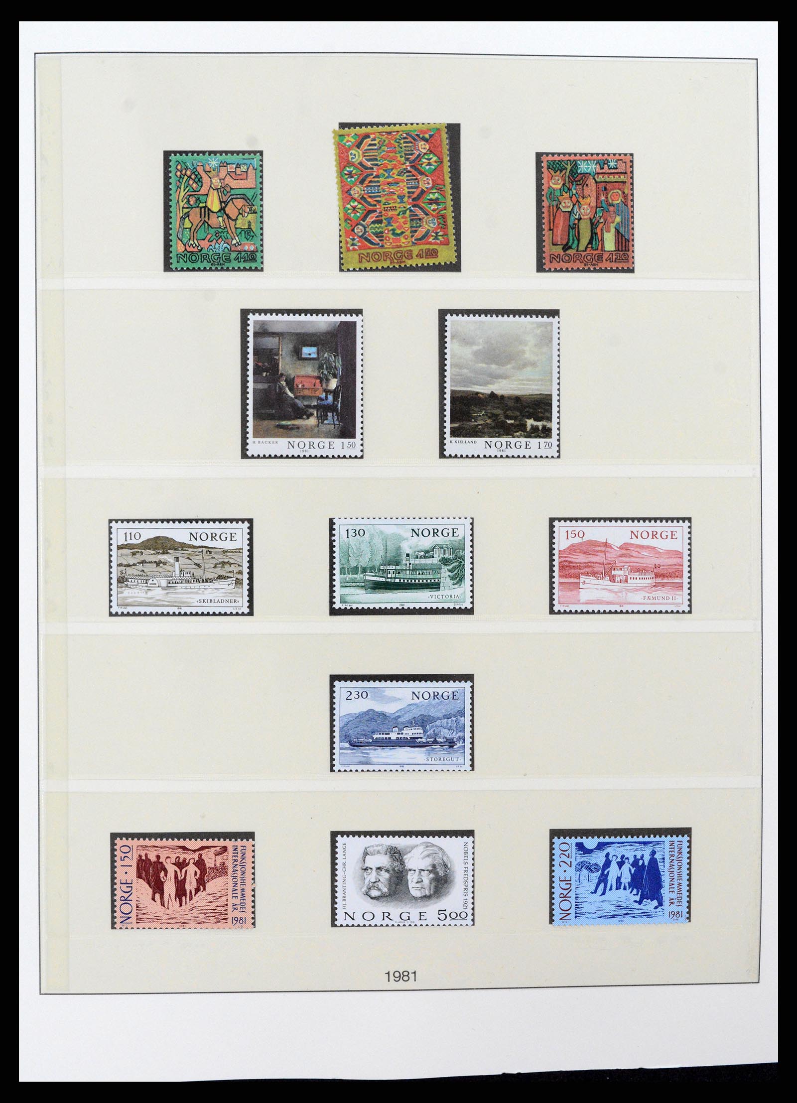 37567 061 - Postzegelverzameling 37567 Noorwegen 1855-2020!