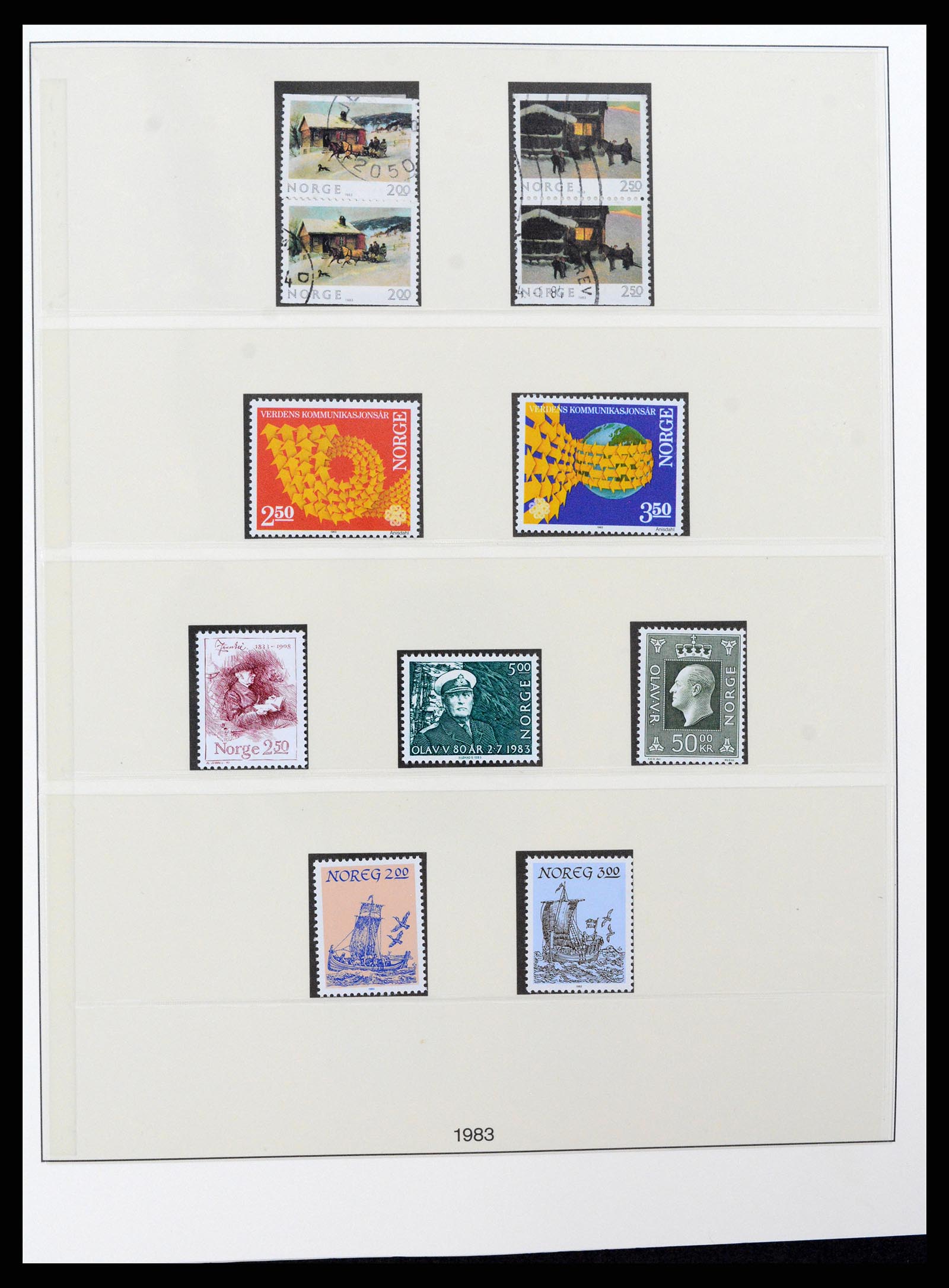 37567 066 - Postzegelverzameling 37567 Noorwegen 1855-2020!