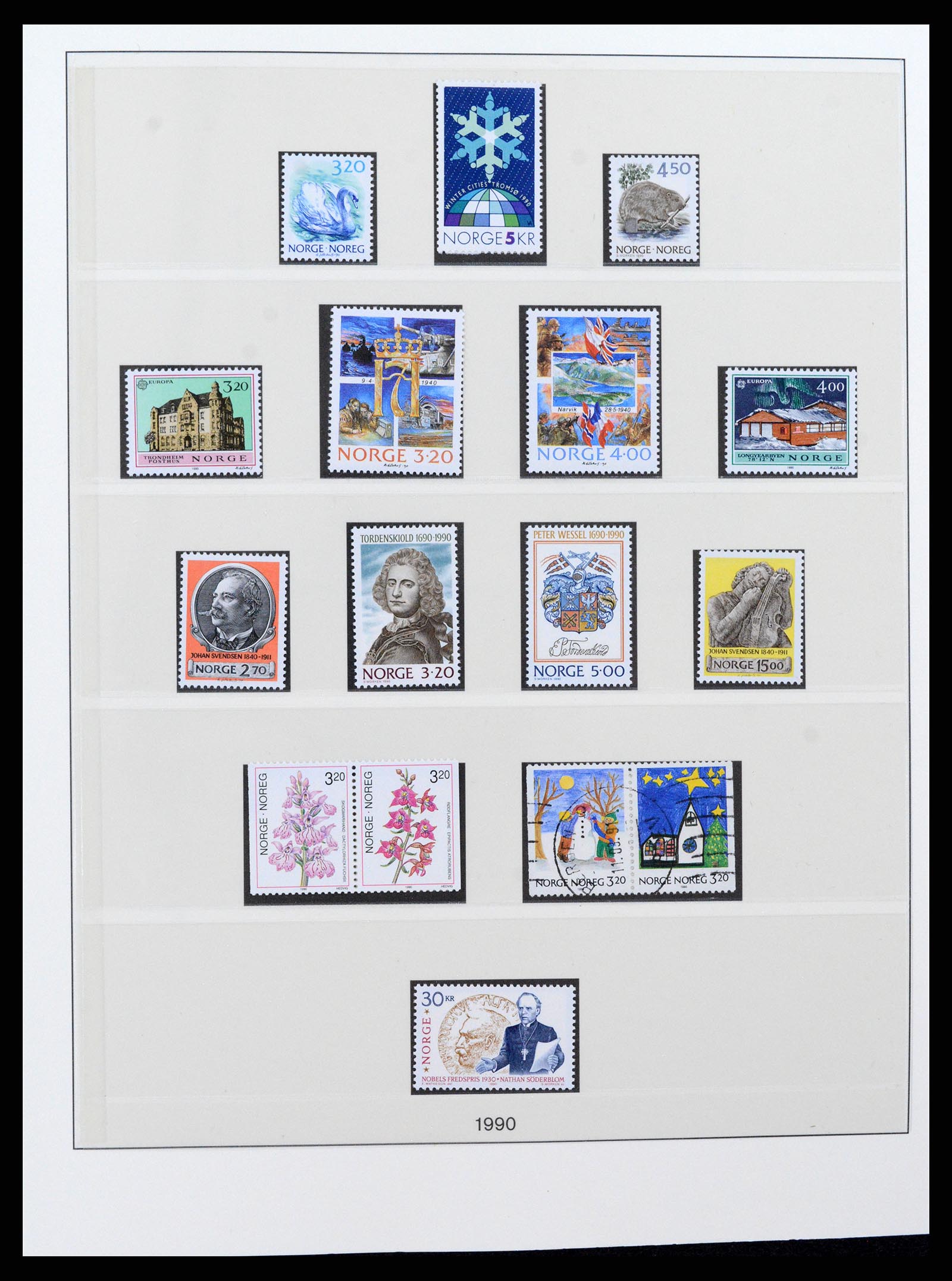37567 087 - Postzegelverzameling 37567 Noorwegen 1855-2020!