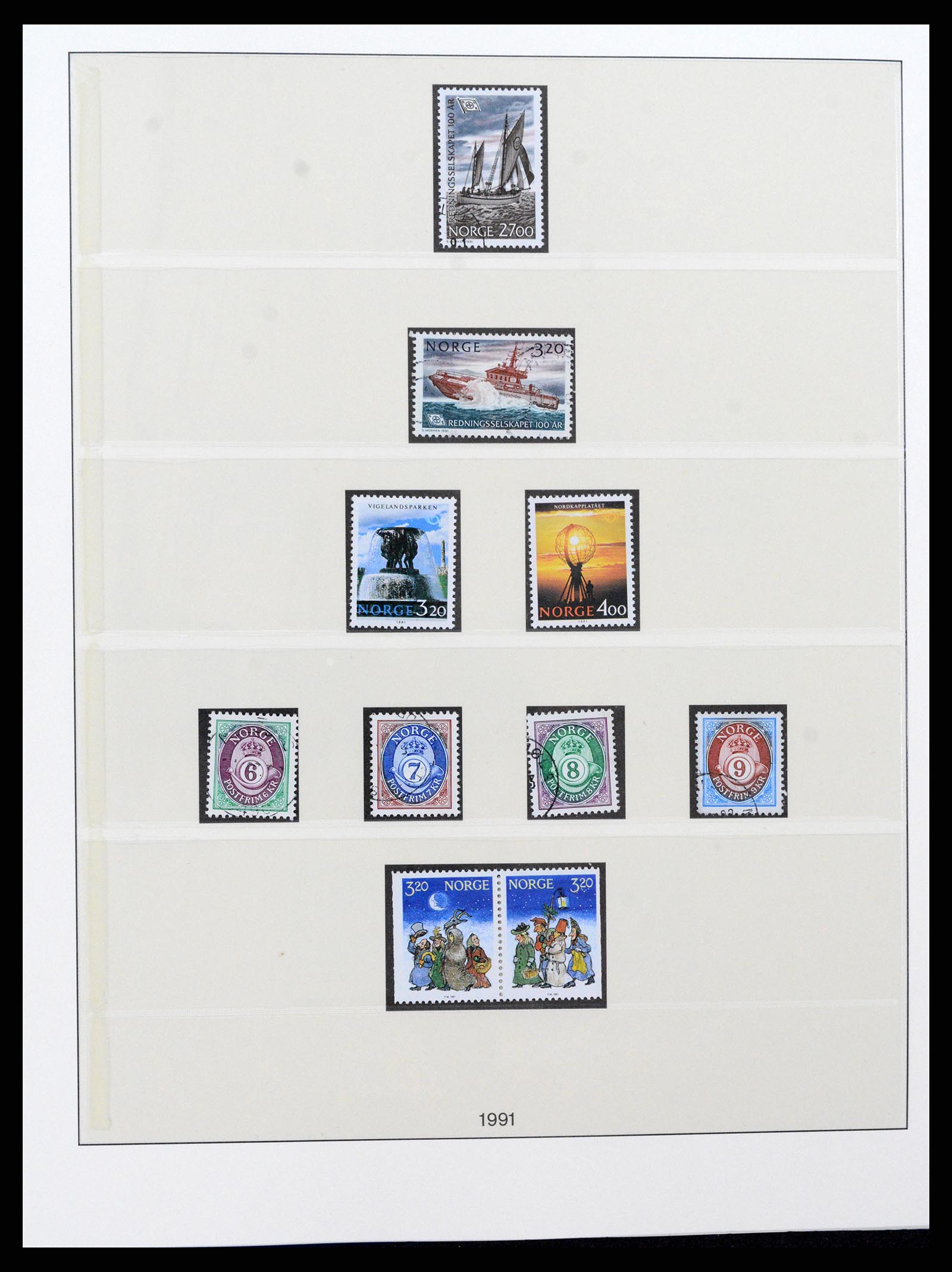 37567 093 - Postzegelverzameling 37567 Noorwegen 1855-2020!