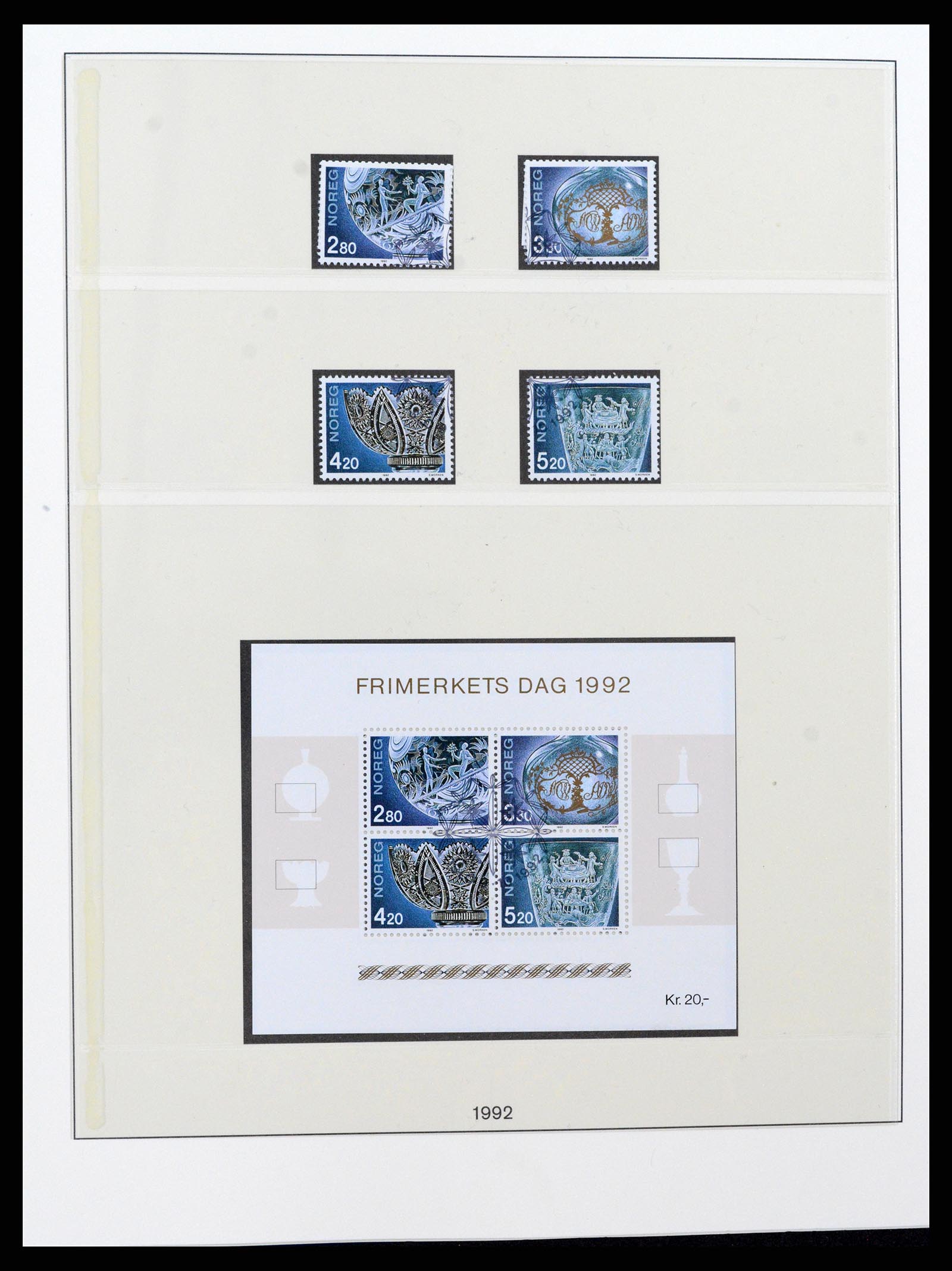 37567 096 - Postzegelverzameling 37567 Noorwegen 1855-2020!