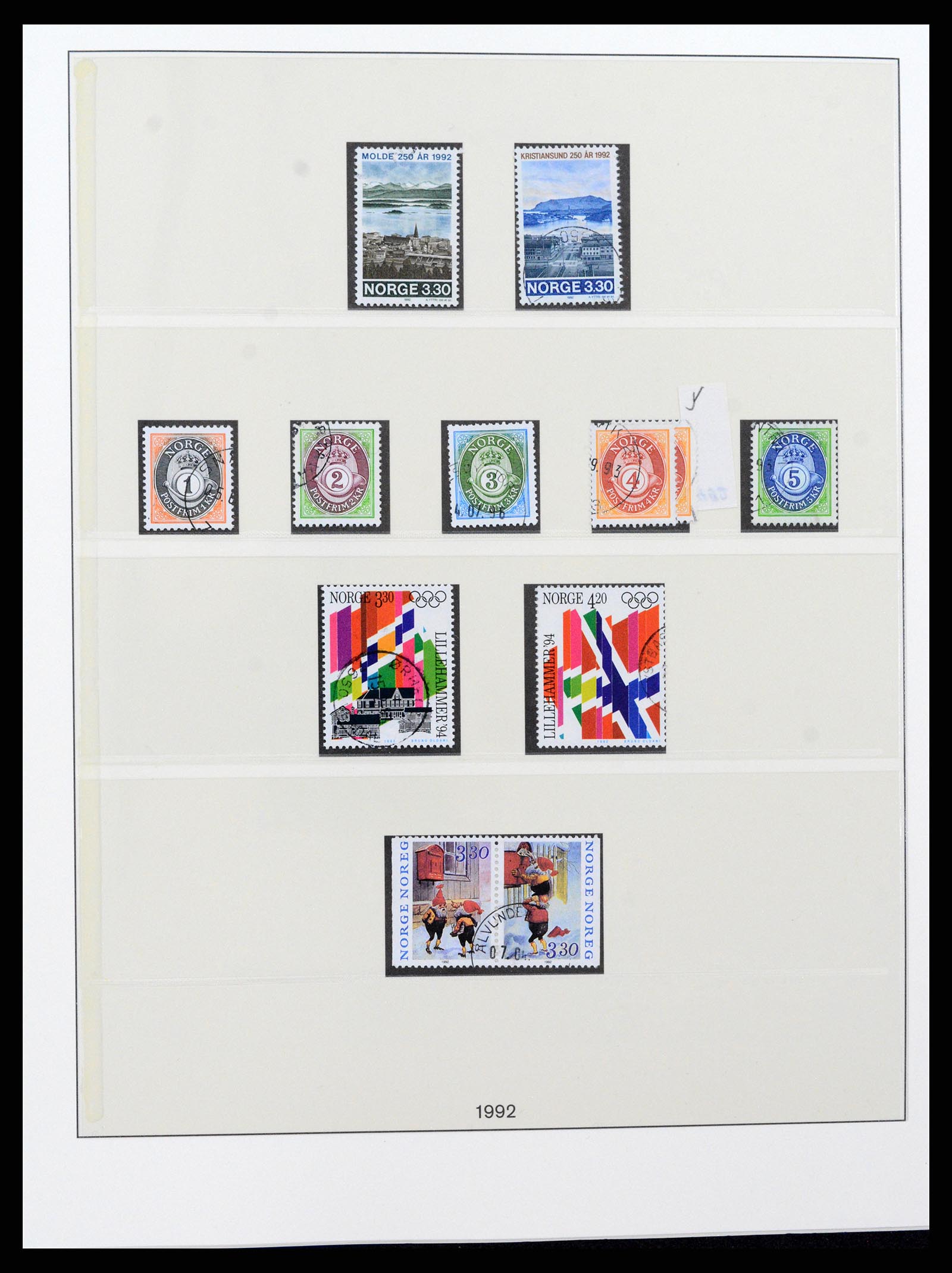 37567 097 - Postzegelverzameling 37567 Noorwegen 1855-2020!