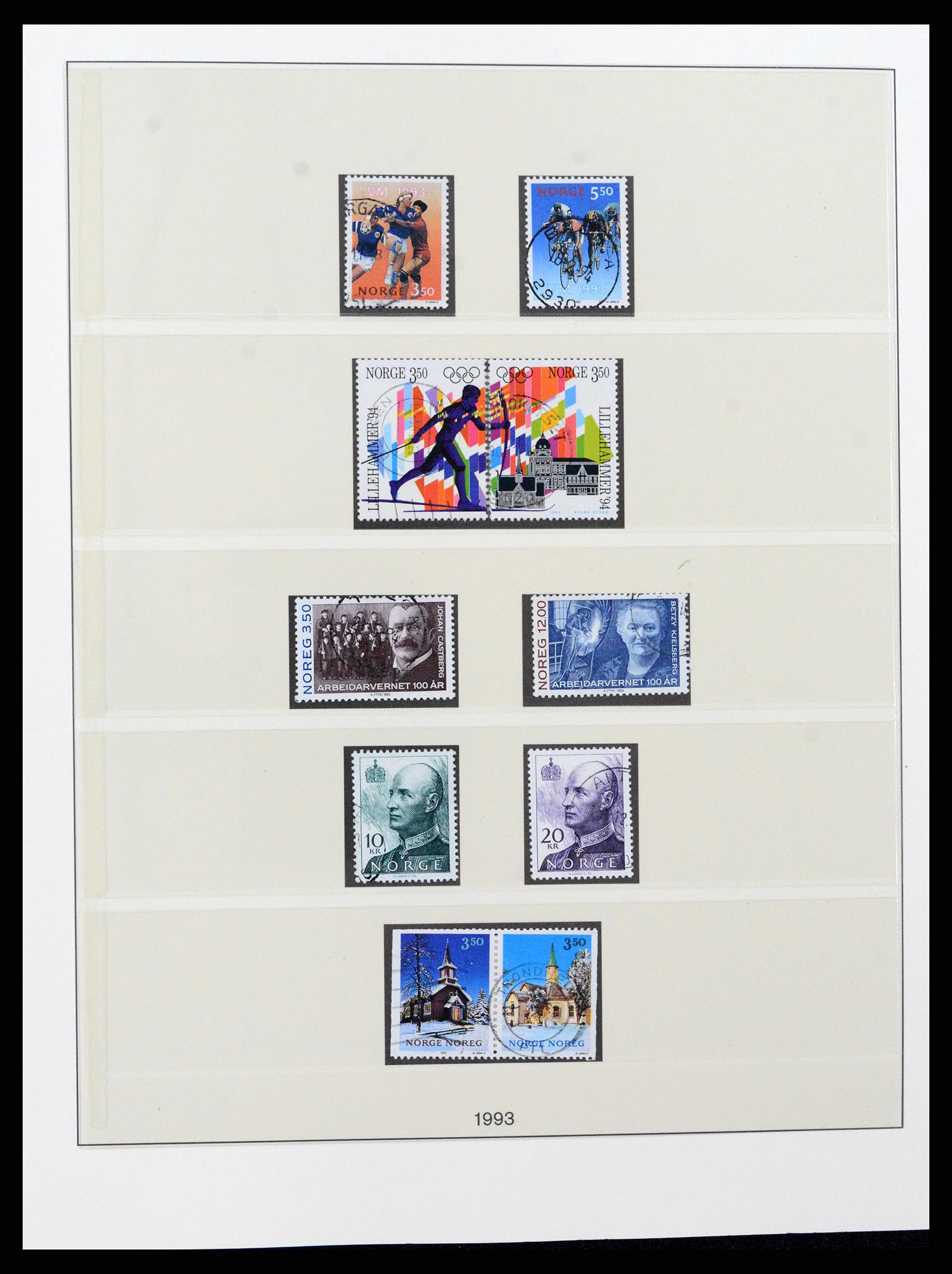 37567 100 - Postzegelverzameling 37567 Noorwegen 1855-2020!
