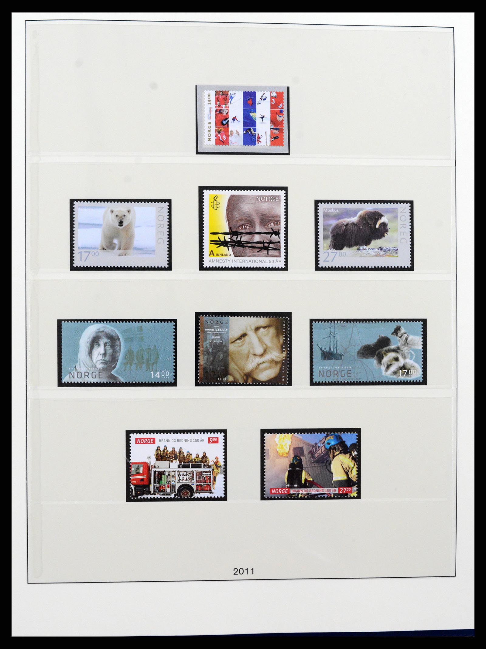 37567 173 - Postzegelverzameling 37567 Noorwegen 1855-2020!