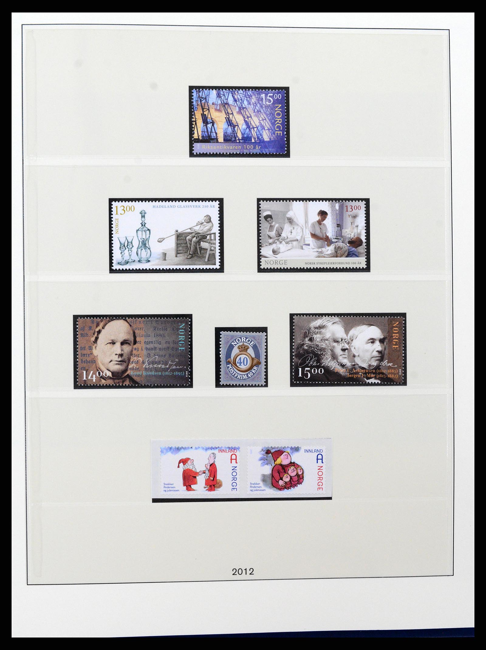 37567 179 - Postzegelverzameling 37567 Noorwegen 1855-2020!