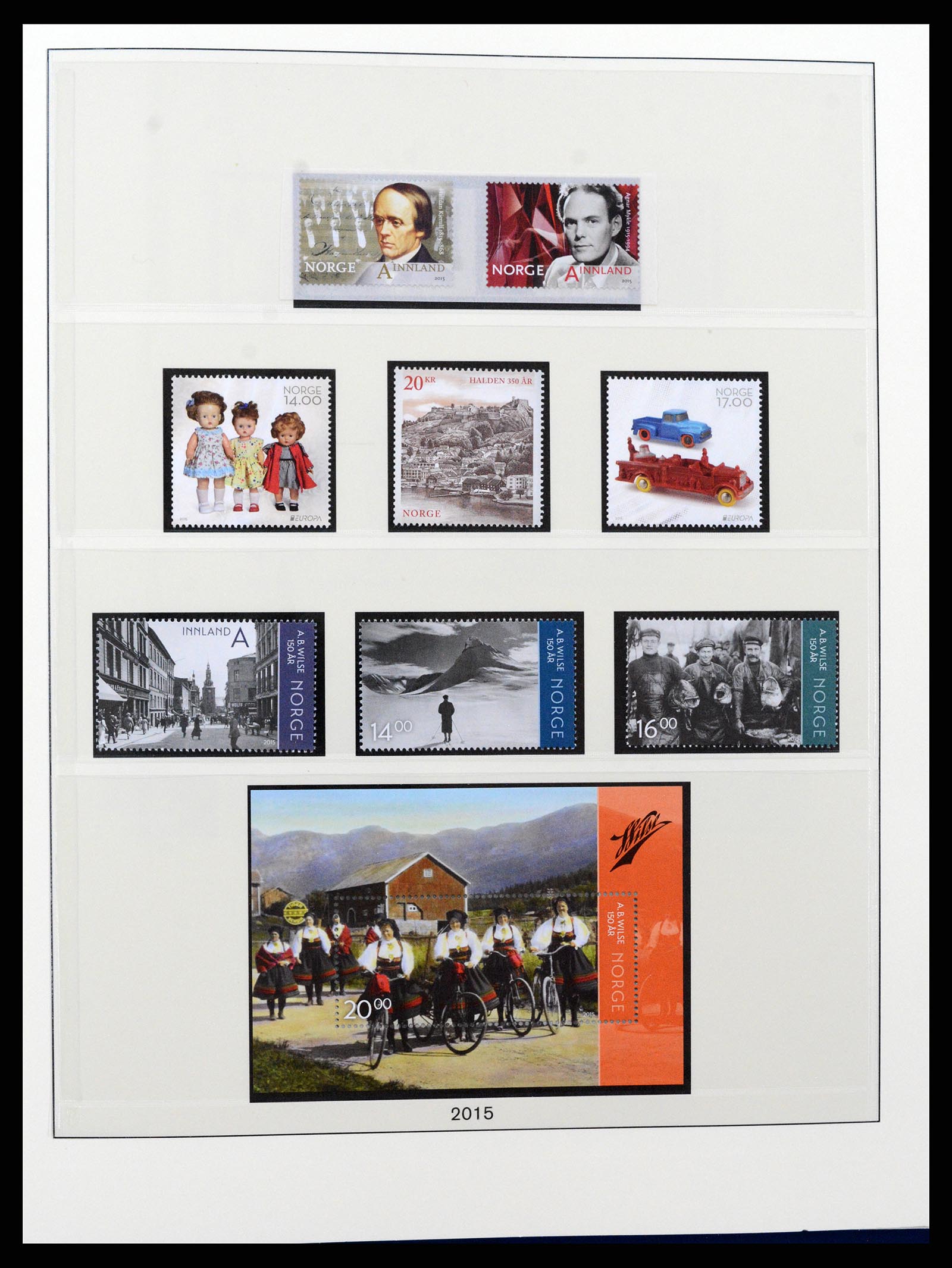37567 190 - Postzegelverzameling 37567 Noorwegen 1855-2020!