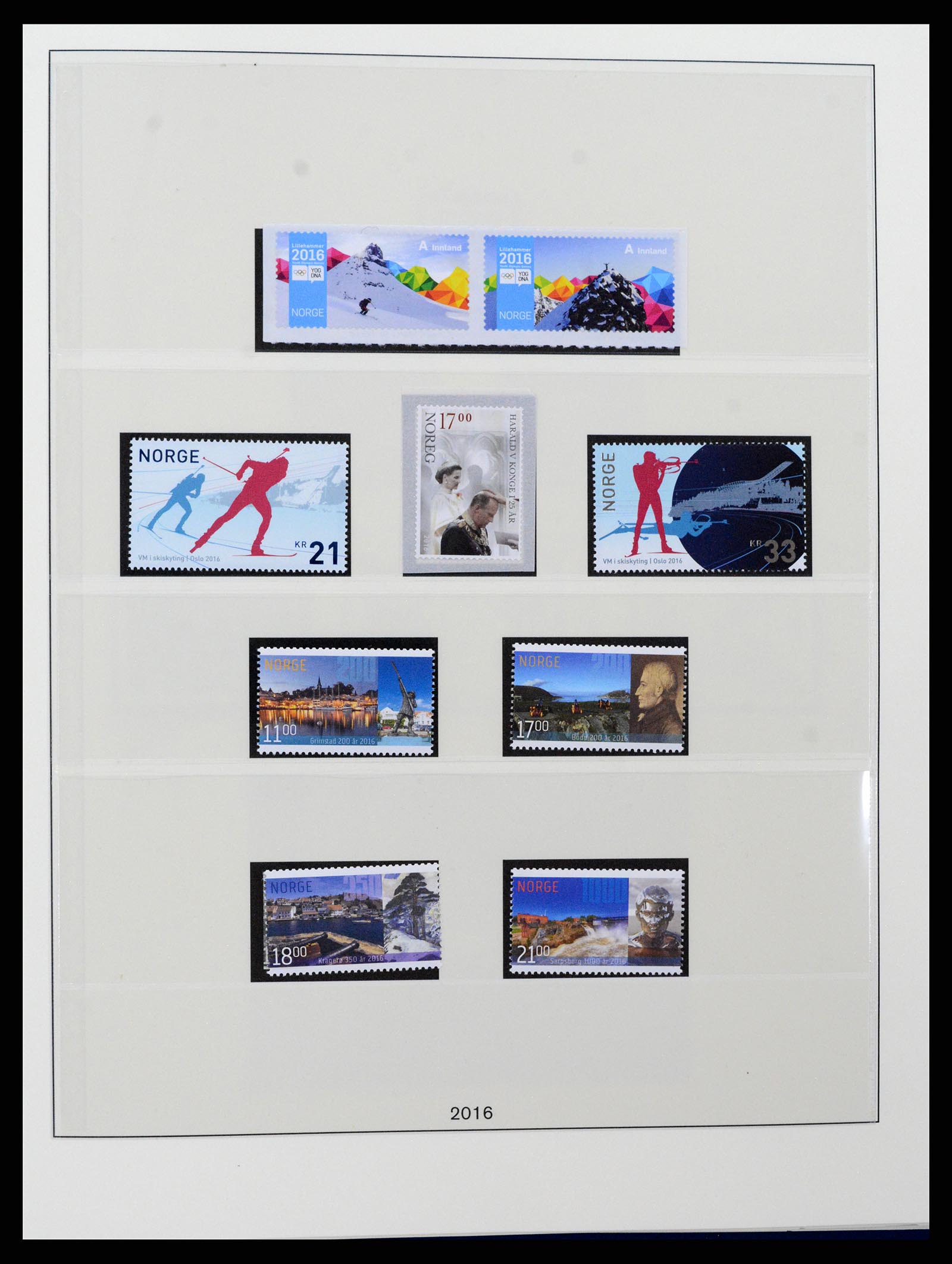 37567 192 - Postzegelverzameling 37567 Noorwegen 1855-2020!
