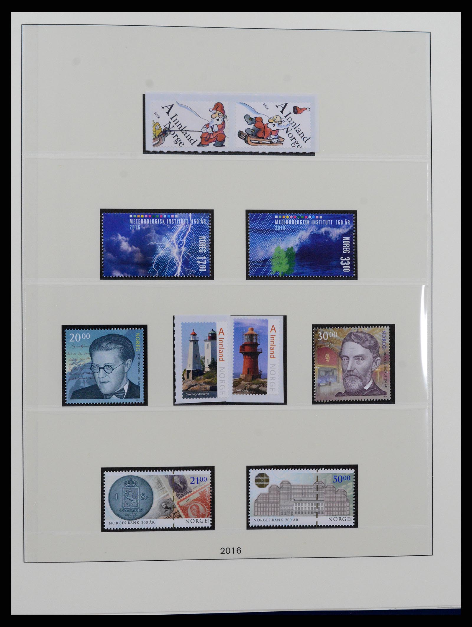 37567 194 - Postzegelverzameling 37567 Noorwegen 1855-2020!