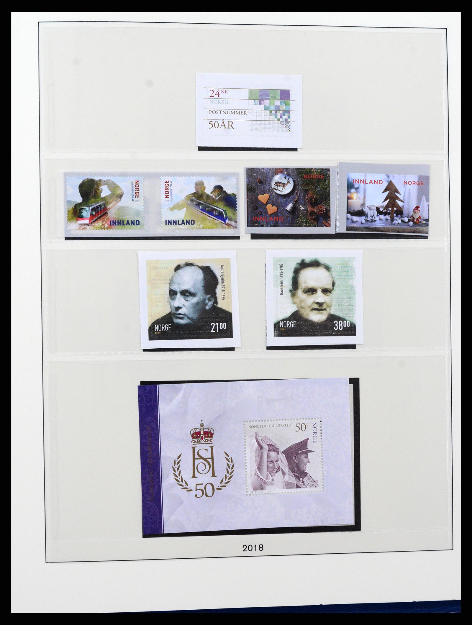37567 200 - Postzegelverzameling 37567 Noorwegen 1855-2020!