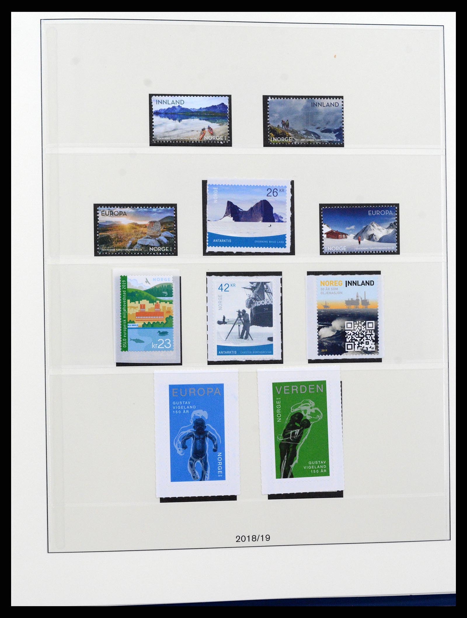 37567 201 - Postzegelverzameling 37567 Noorwegen 1855-2020!